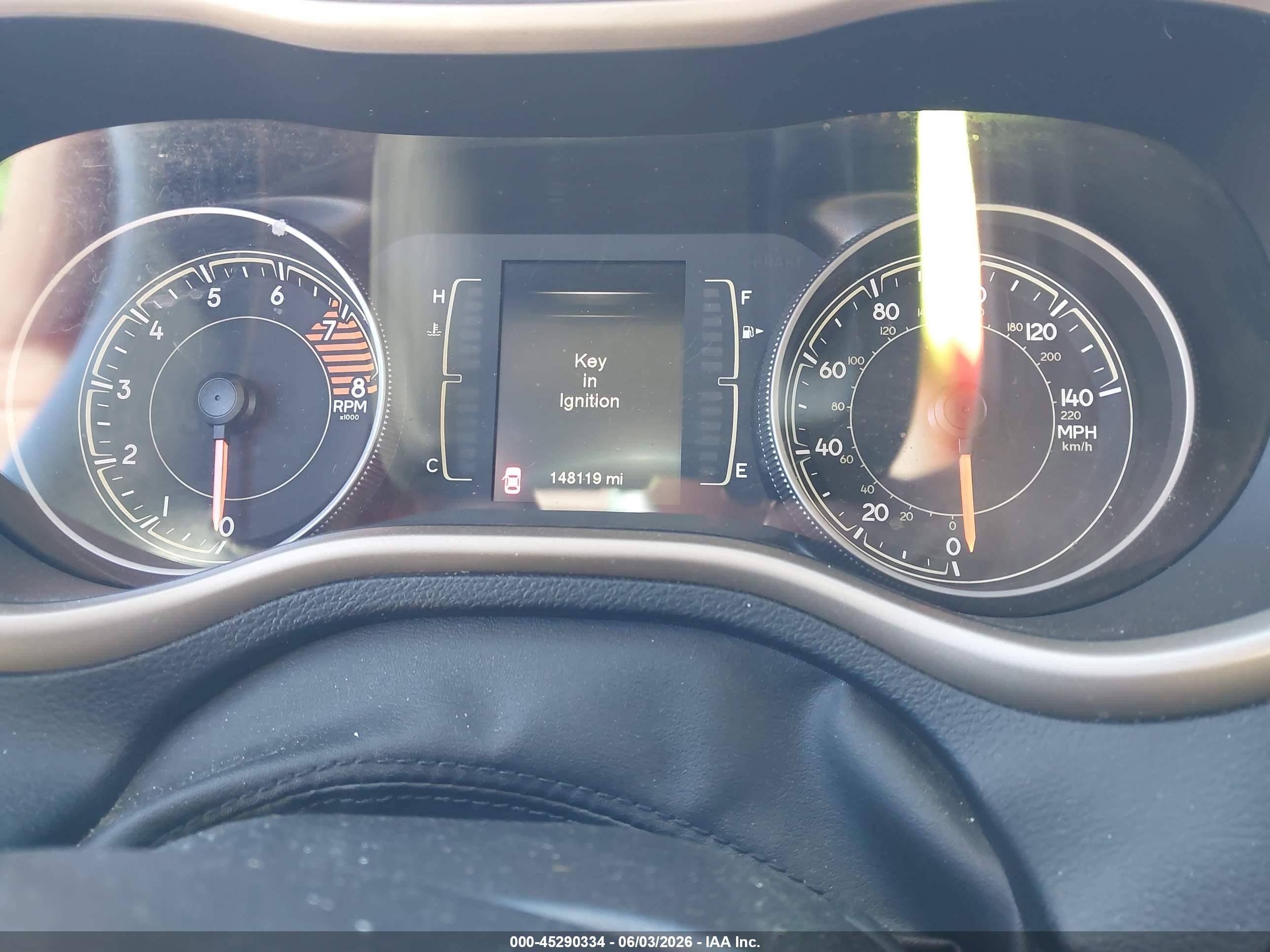 2017 Jeep Cherokee Altitude Fwd Серый vin: 1C4PJLAS8HW548110