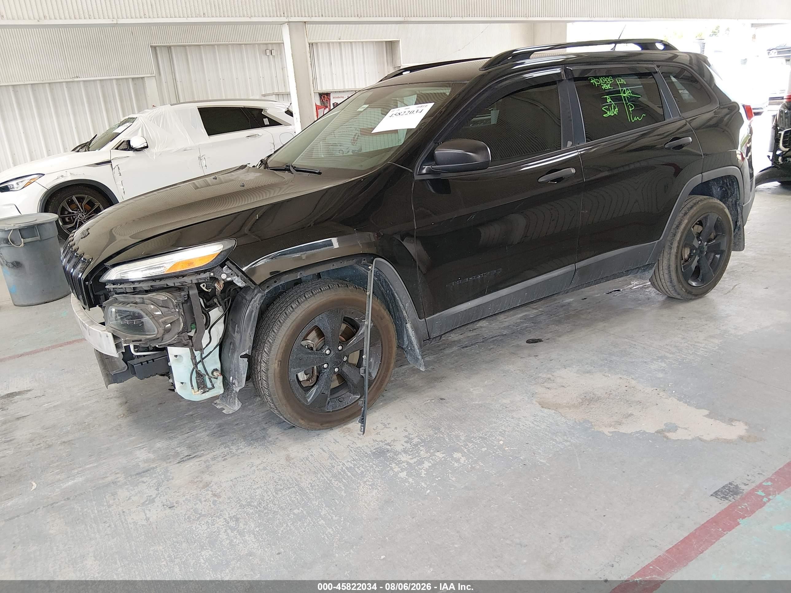 2017 Jeep Cherokee Altitude Black vin: 1C4PJLAS9HW650628