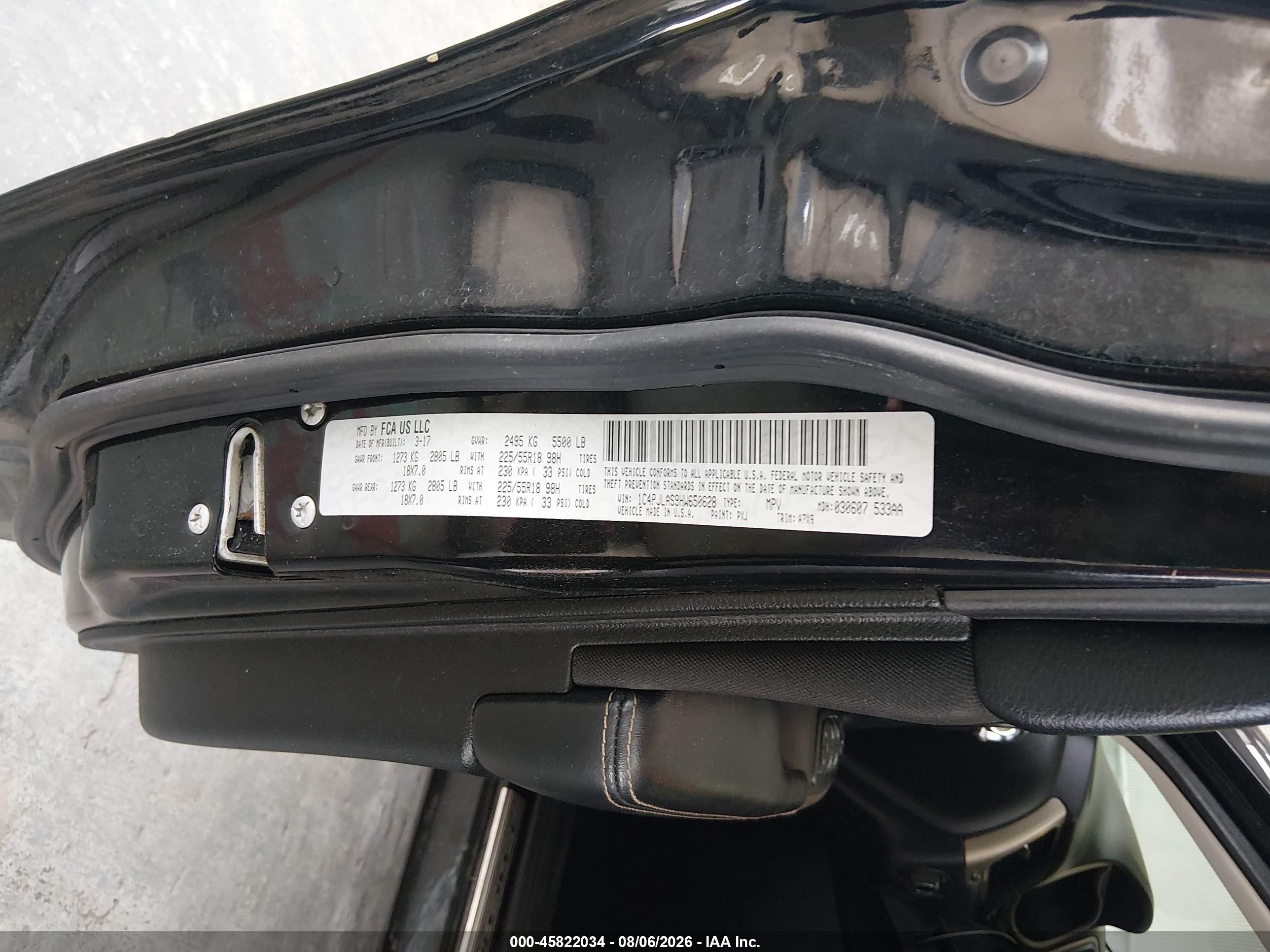 2017 Jeep Cherokee Altitude Black vin: 1C4PJLAS9HW650628