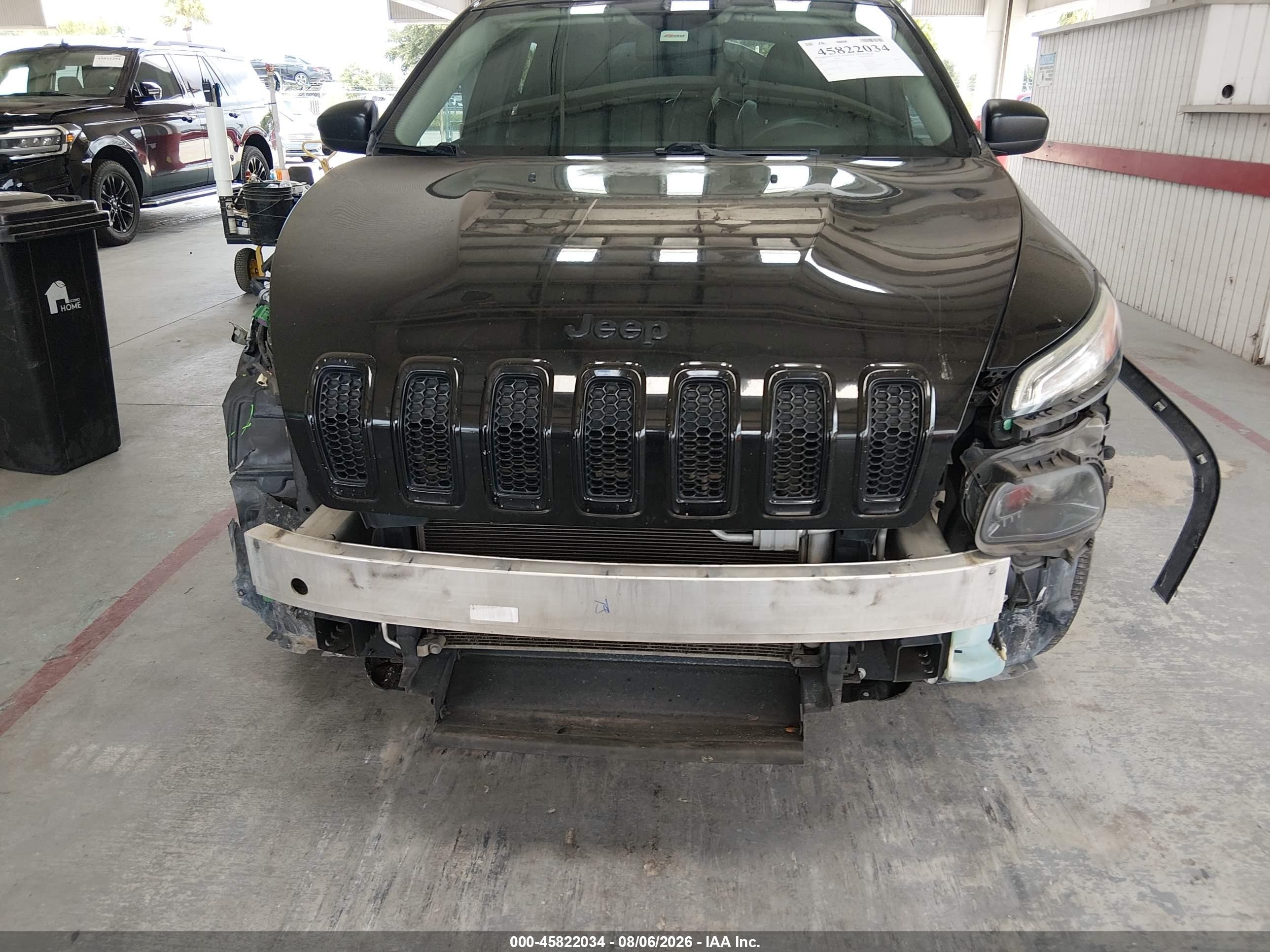 2017 Jeep Cherokee Altitude Black vin: 1C4PJLAS9HW650628