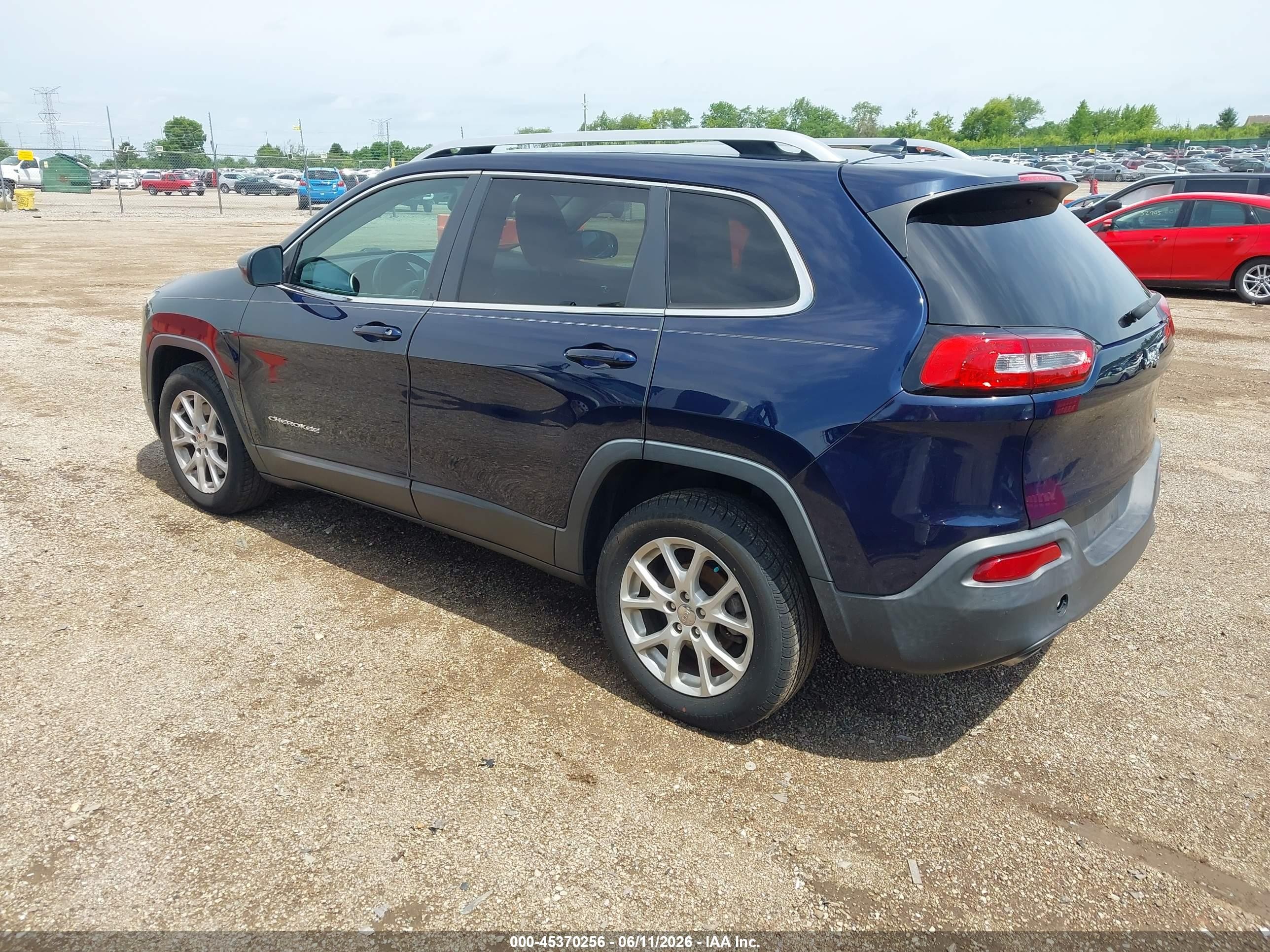 2014 Jeep Cherokee Latitude Blue vin: 1C4PJLCB0EW158675