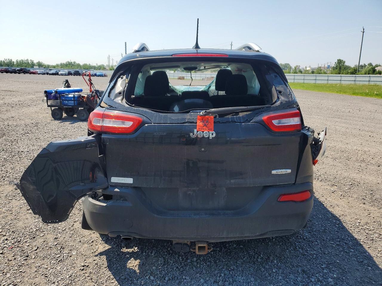 2014 Jeep Cherokee Latitude Черный vin: 1C4PJLCB1EW271454