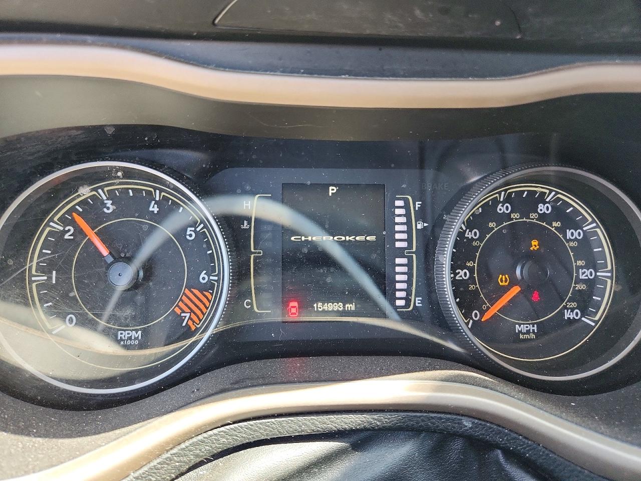 2015 Jeep Cherokee Latitude Серый vin: 1C4PJLCB1FW683908