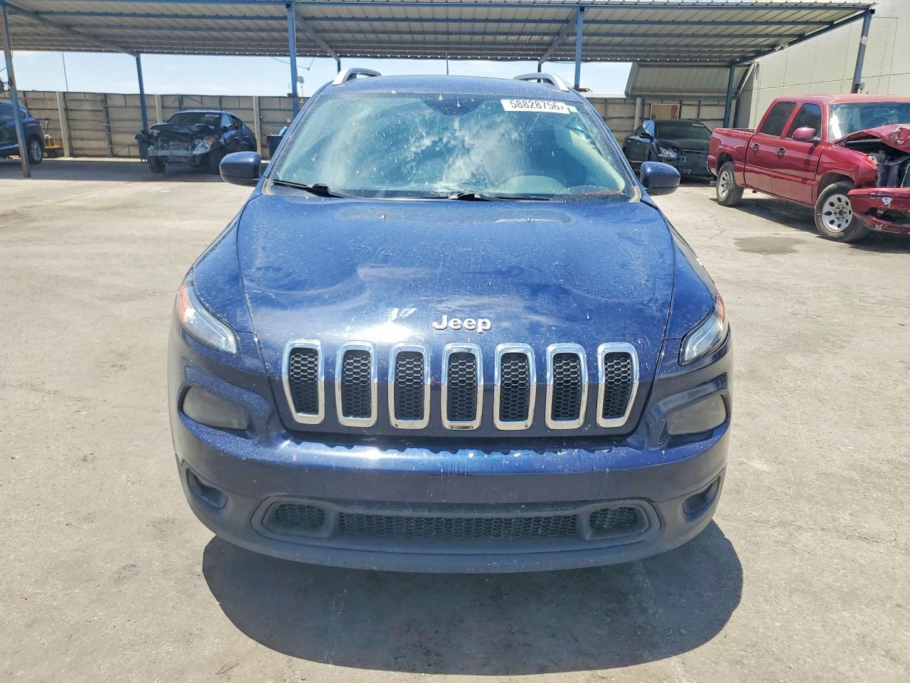 2015 Jeep Cherokee Latitude Blue vin: 1C4PJLCB1FW721301