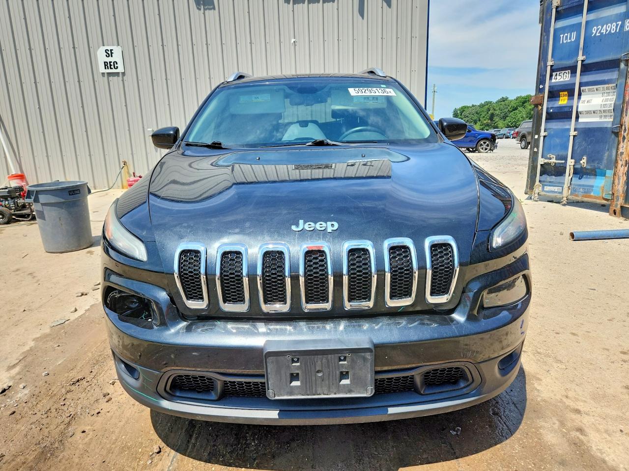 2015 Jeep Cherokee Latitude Black vin: 1C4PJLCB1FW770689