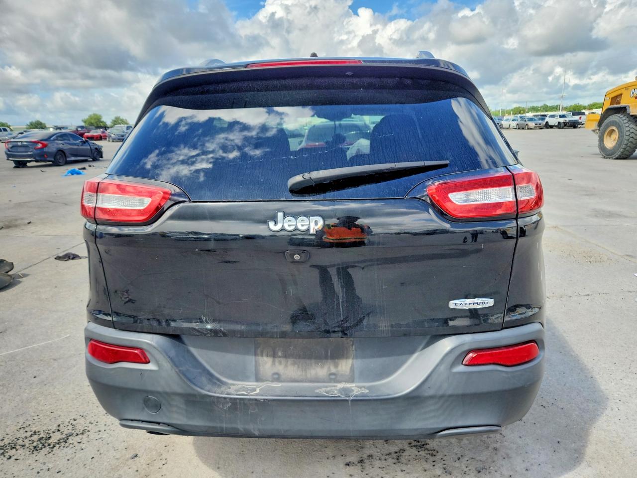 2017 Jeep Cherokee Latitude Черный vin: 1C4PJLCB1HW560466