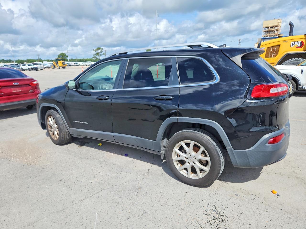 2017 Jeep Cherokee Latitude Черный vin: 1C4PJLCB1HW560466