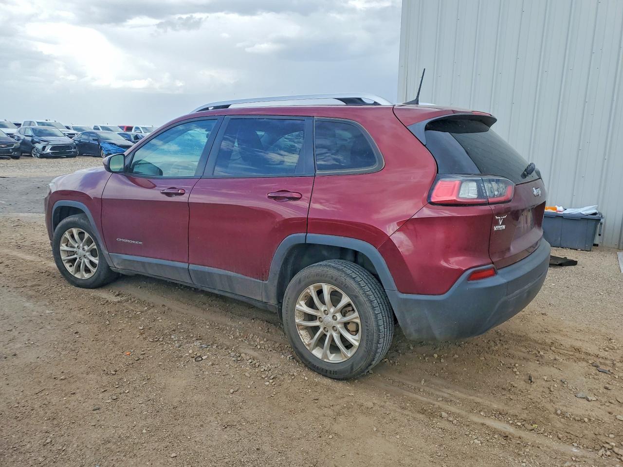 2020 Jeep Cherokee Latitude Burgundy vin: 1C4PJLCB1LD648566