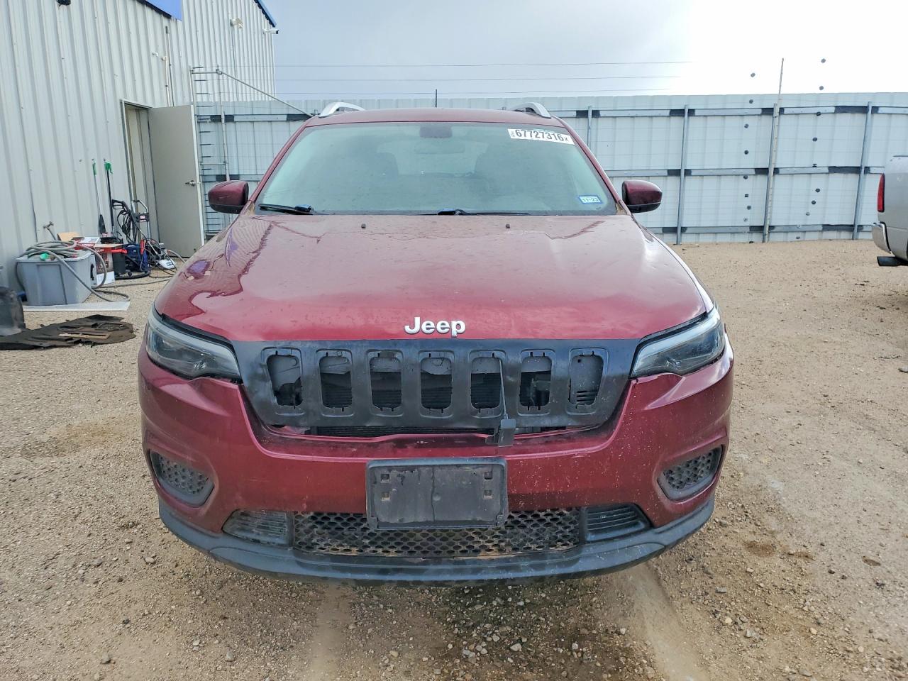 2020 Jeep Cherokee Latitude Burgundy vin: 1C4PJLCB1LD648566
