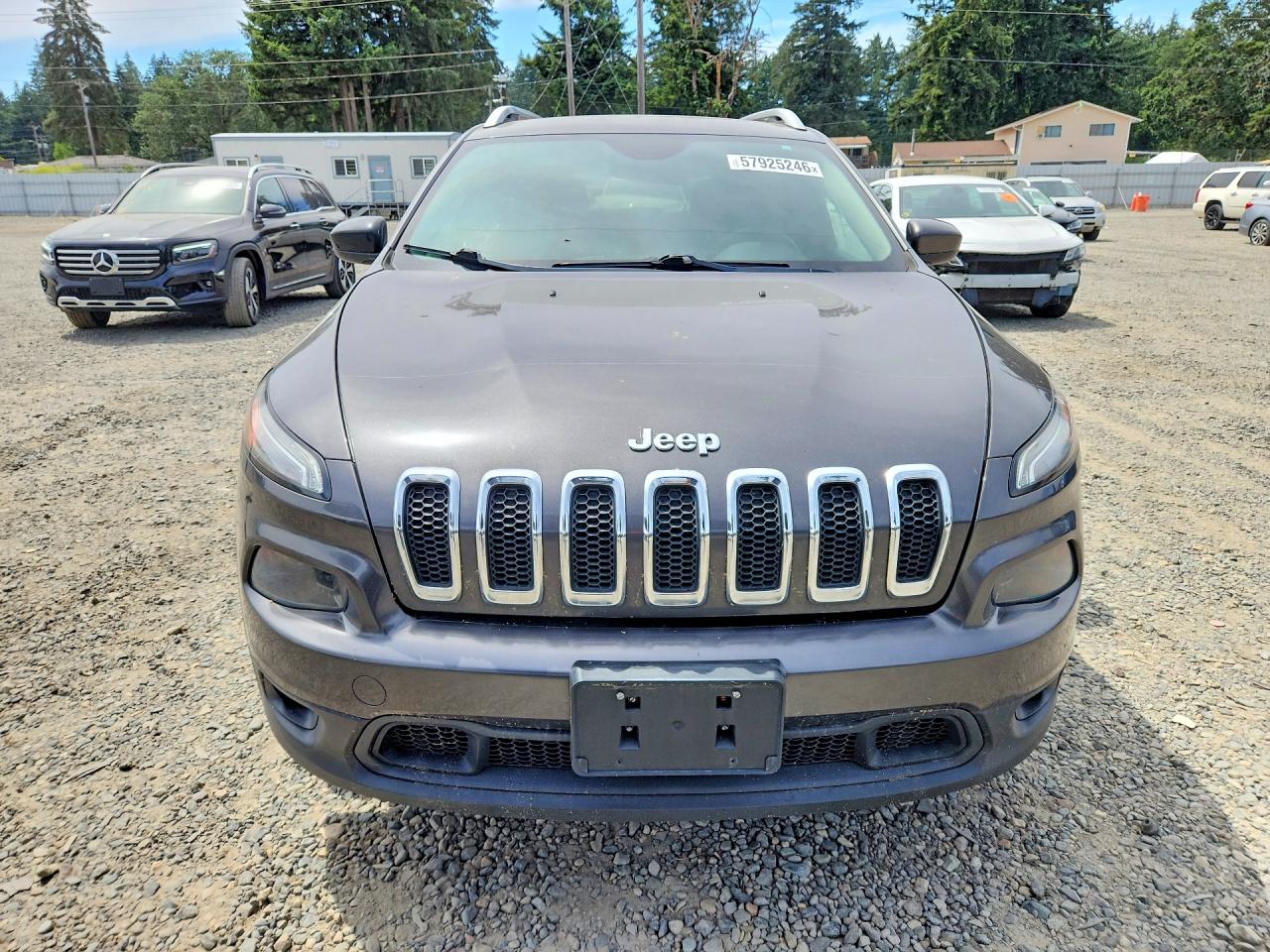 2014 Jeep Cherokee Latitude Gray vin: 1C4PJLCB2EW139402