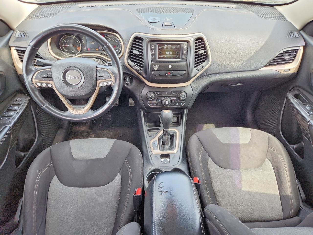 2014 Jeep Cherokee Latitude Gray vin: 1C4PJLCB2EW139402