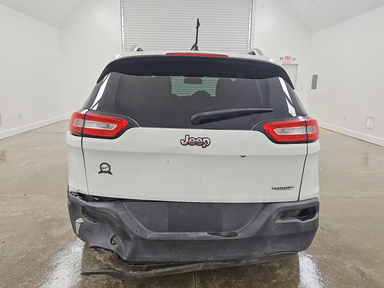 2014 Jeep Cherokee Latitude Белый vin: 1C4PJLCB2EW181455