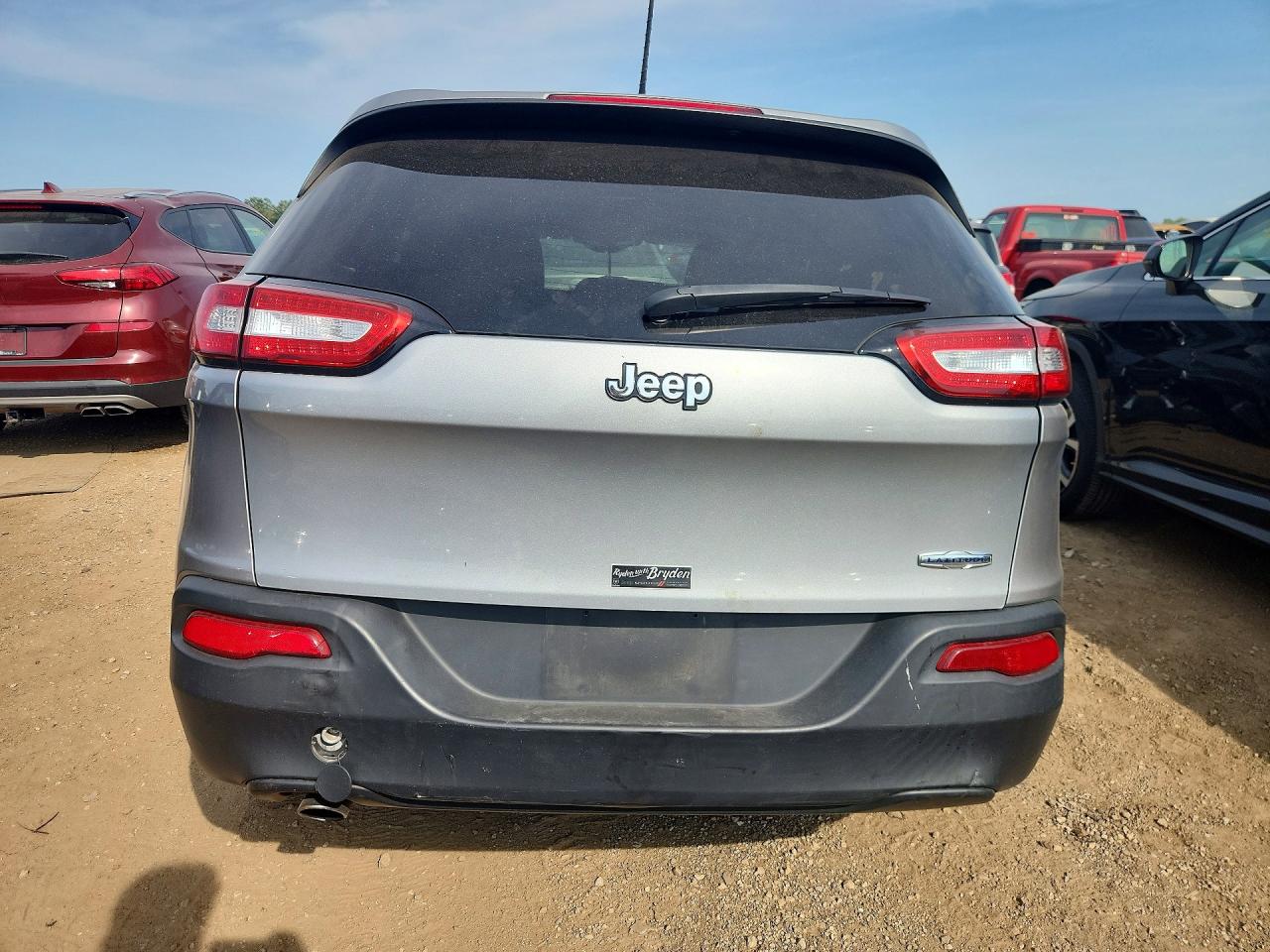 2014 Jeep Cherokee Latitude Gray vin: 1C4PJLCB2EW270409