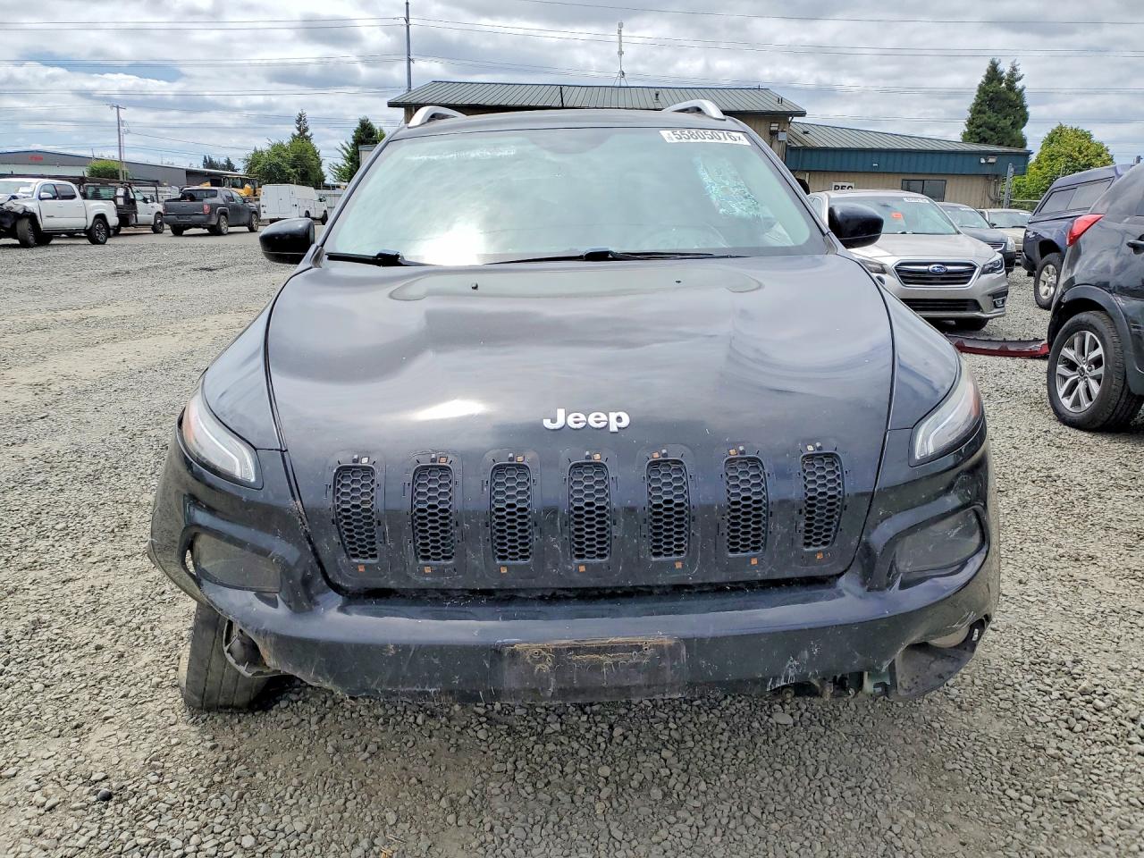 2015 Jeep Cherokee Latitude Black vin: 1C4PJLCB2FW741816