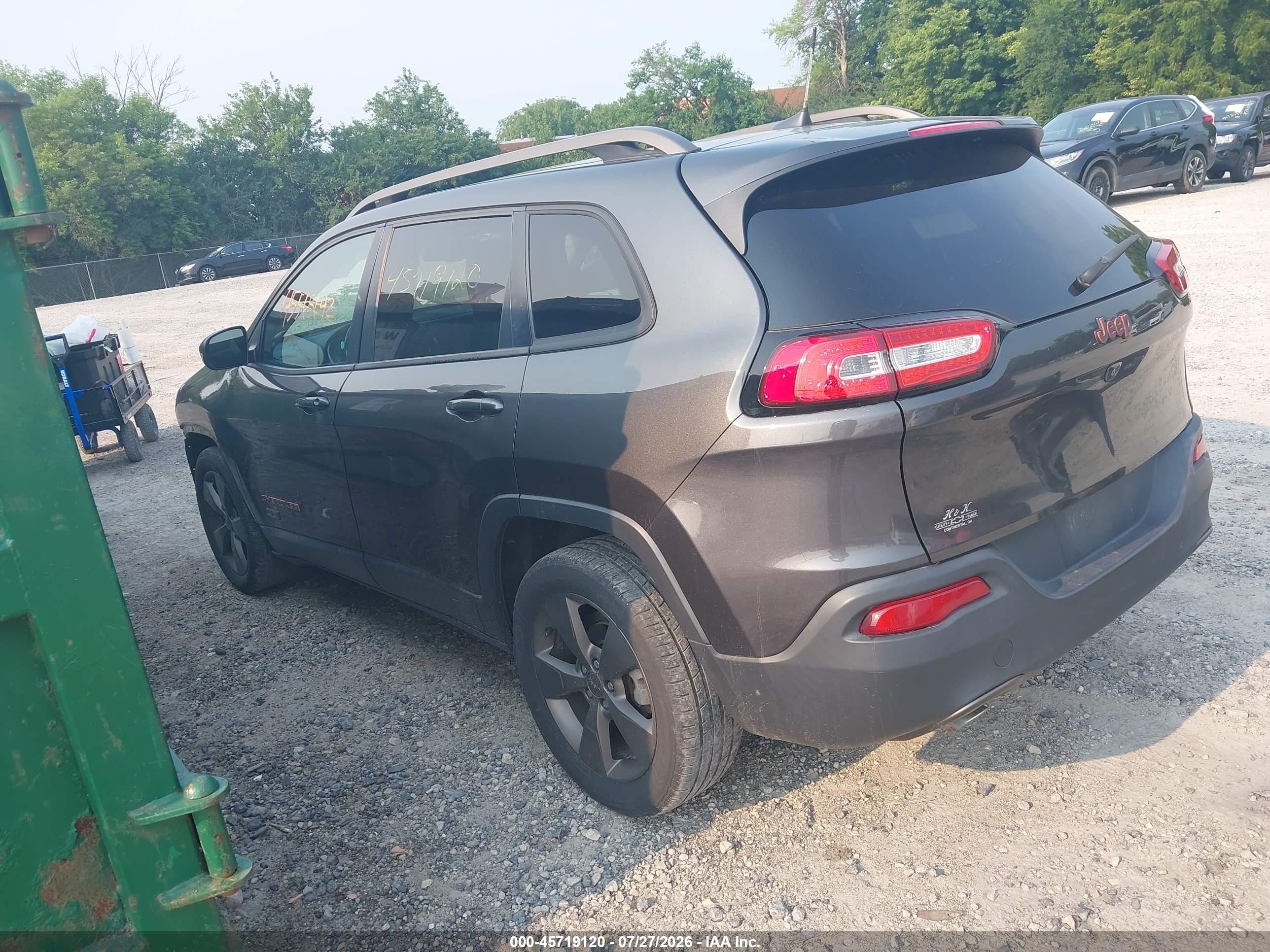 2016 Jeep Cherokee 75th Anniversary Black vin: 1C4PJLCB2GW287407
