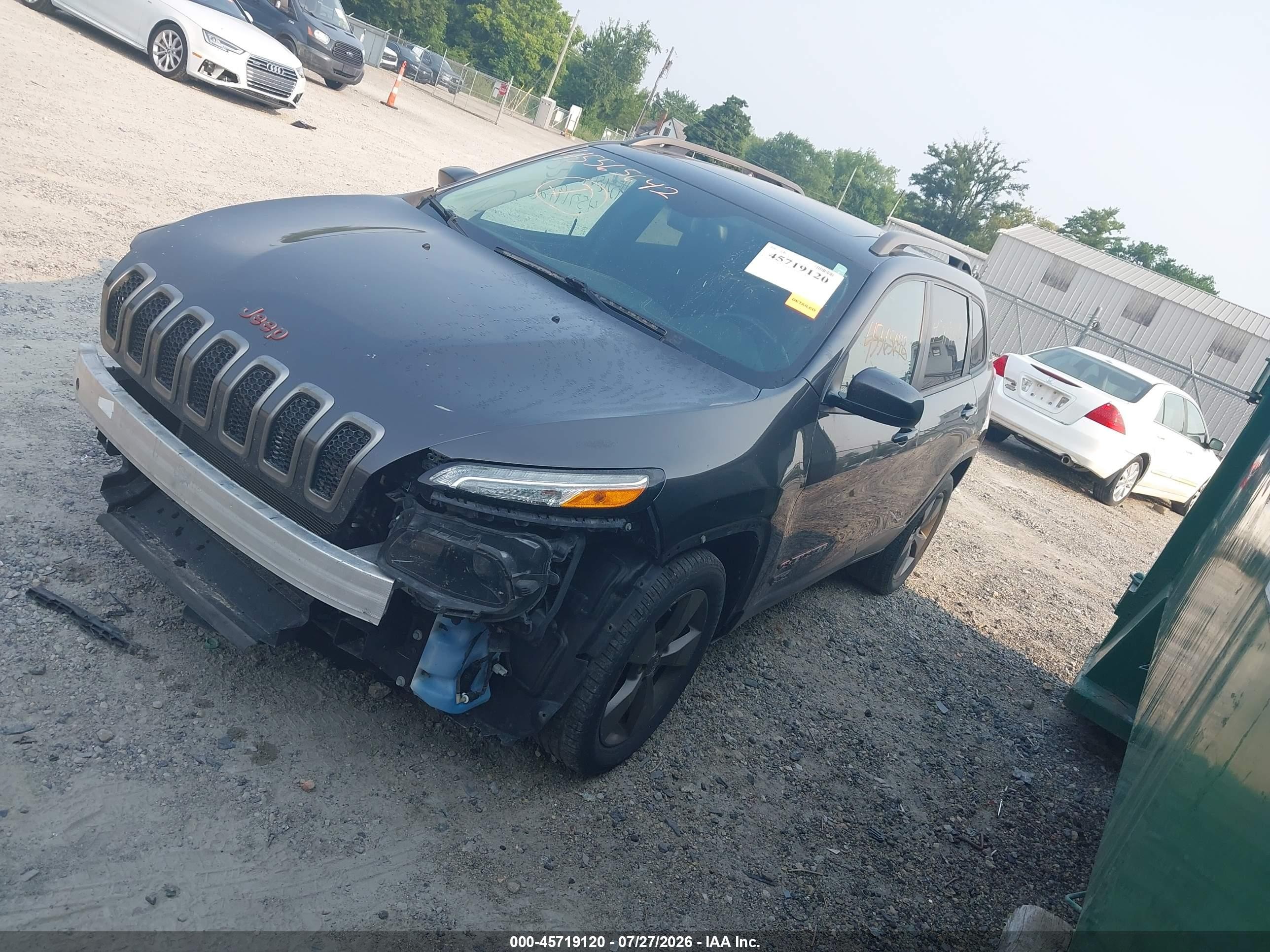 2016 Jeep Cherokee 75th Anniversary Black vin: 1C4PJLCB2GW287407