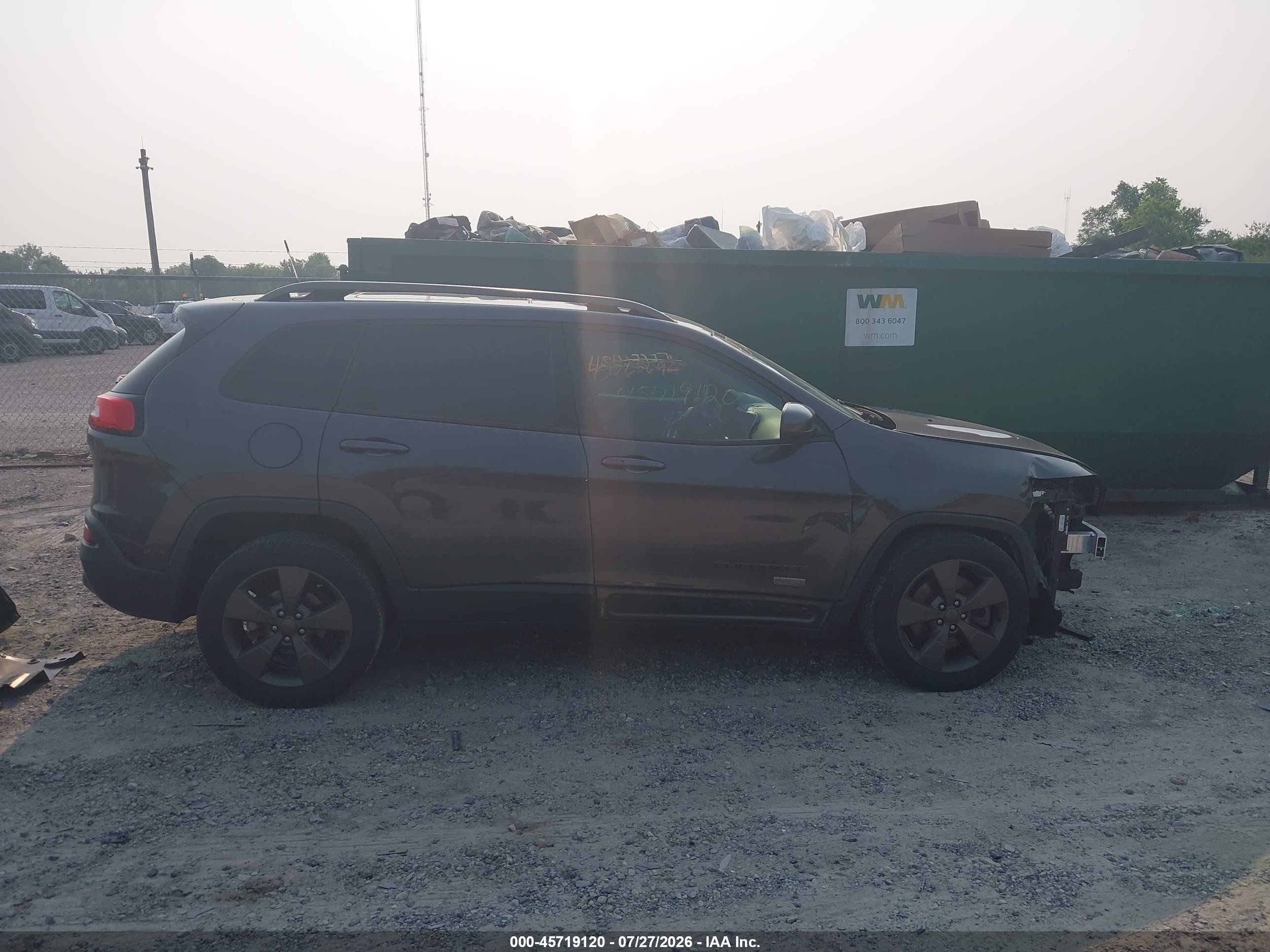 2016 Jeep Cherokee 75th Anniversary Black vin: 1C4PJLCB2GW287407