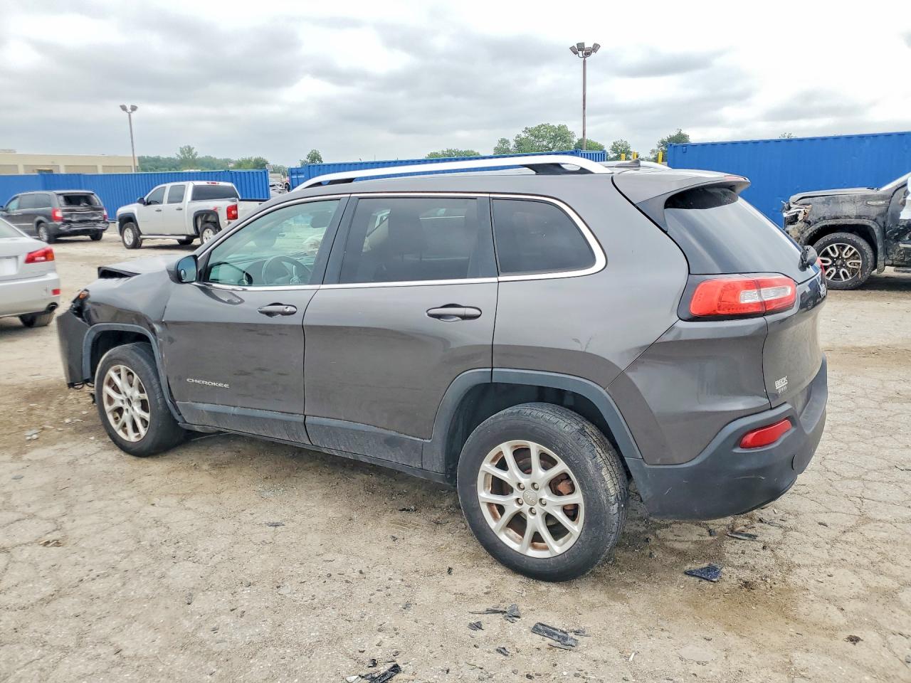 2014 Jeep Cherokee Latitude Серый vin: 1C4PJLCB3EW162929