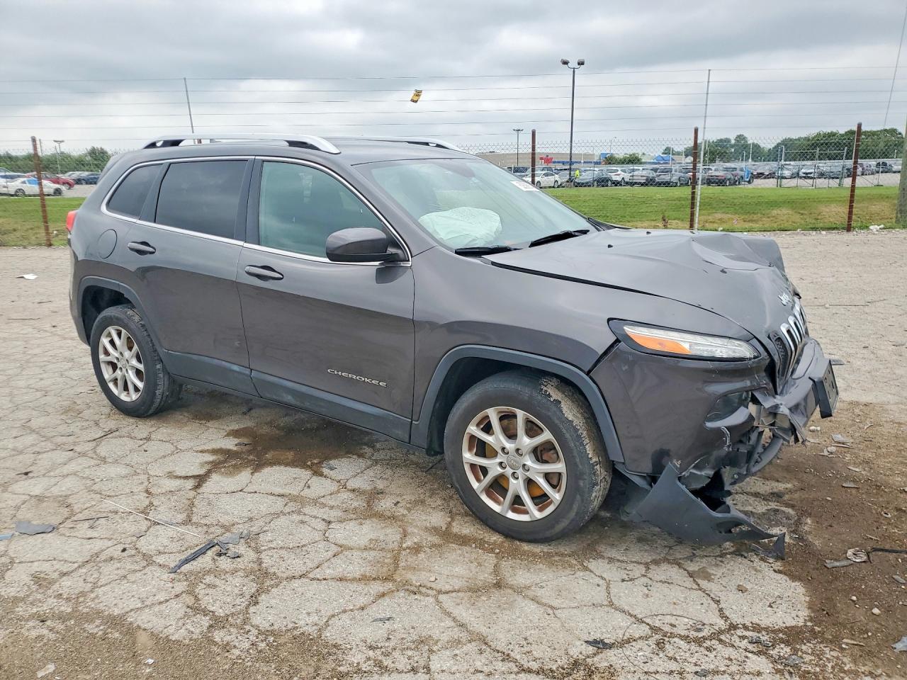 2014 Jeep Cherokee Latitude Серый vin: 1C4PJLCB3EW162929
