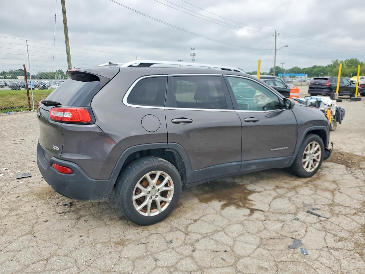 2014 Jeep Cherokee Latitude Серый vin: 1C4PJLCB3EW162929
