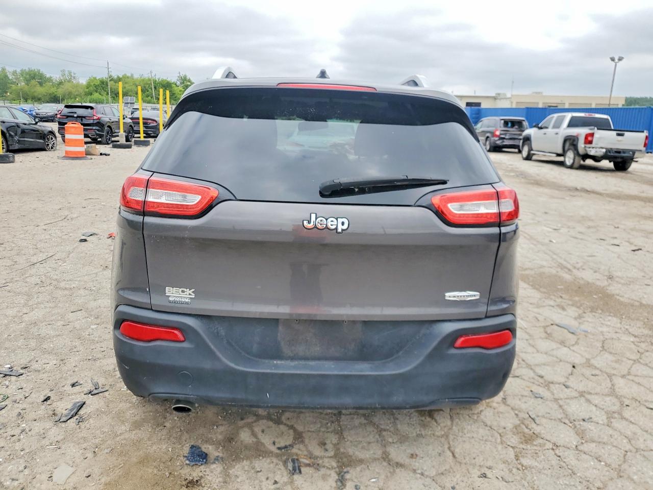 2014 Jeep Cherokee Latitude Серый vin: 1C4PJLCB3EW162929