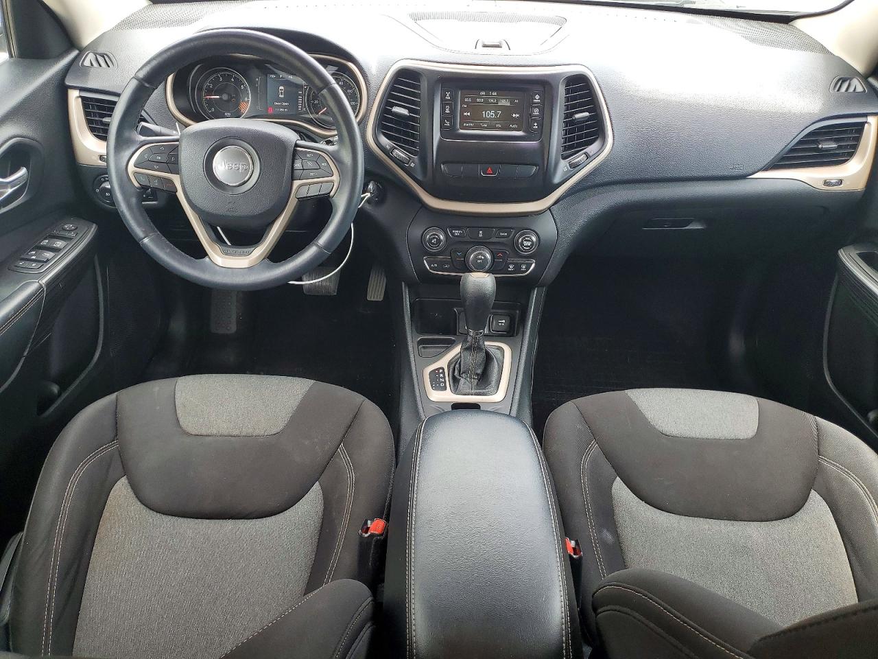 2014 Jeep Cherokee Latitude Черный vin: 1C4PJLCB3EW208503