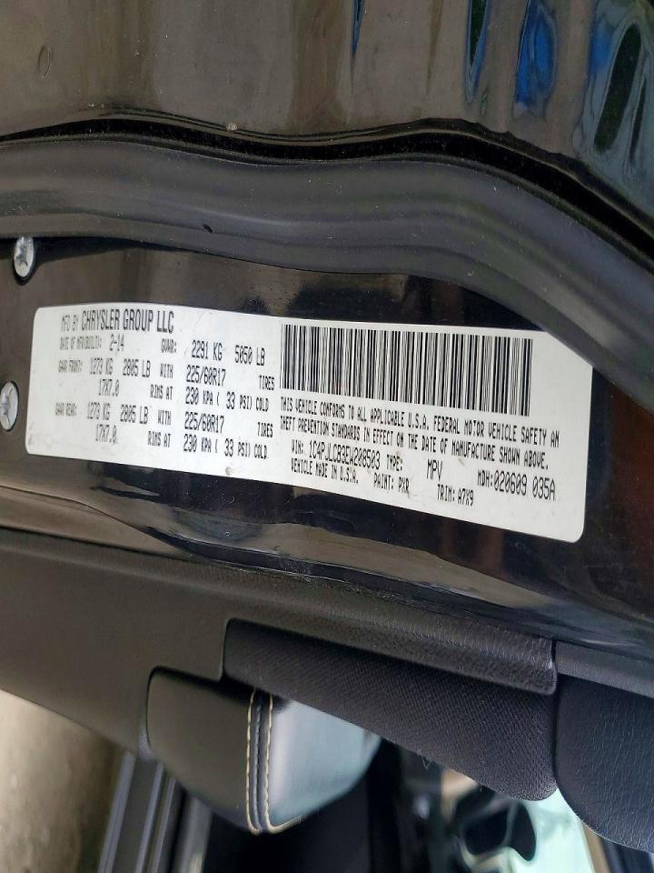 2014 Jeep Cherokee Latitude Черный vin: 1C4PJLCB3EW208503