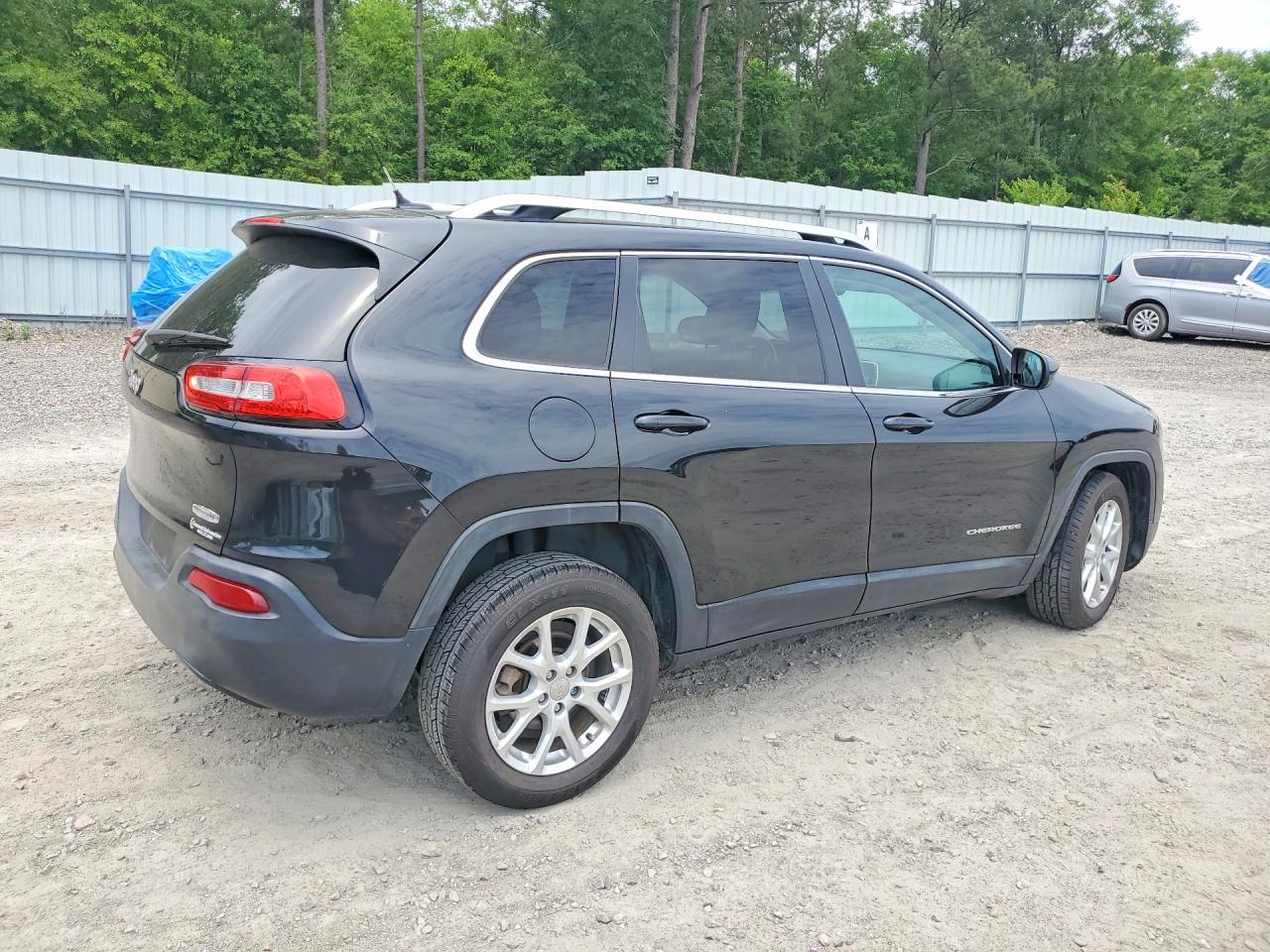 2014 Jeep Cherokee Latitude Черный vin: 1C4PJLCB3EW208503