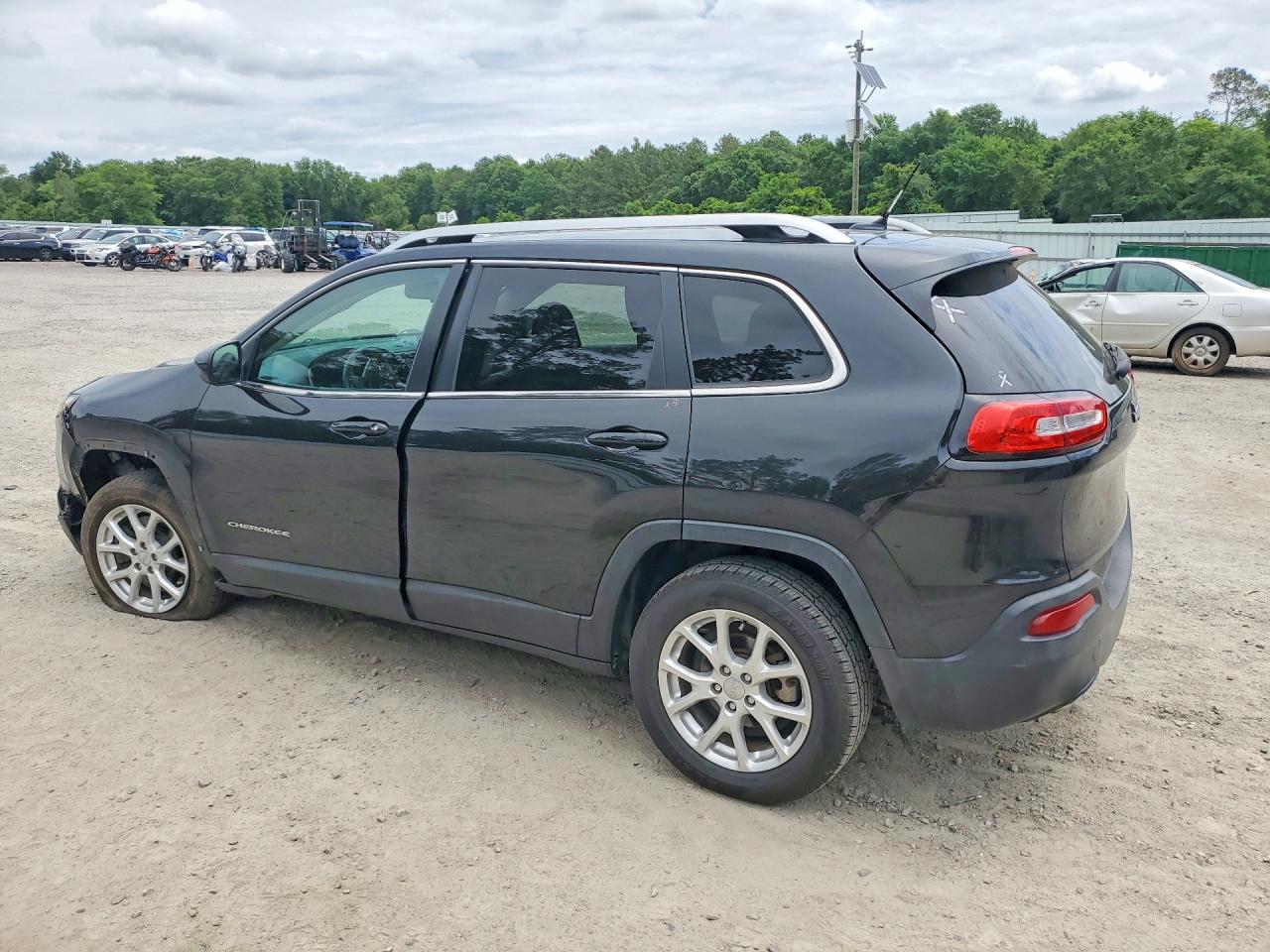 2014 Jeep Cherokee Latitude Черный vin: 1C4PJLCB3EW208503