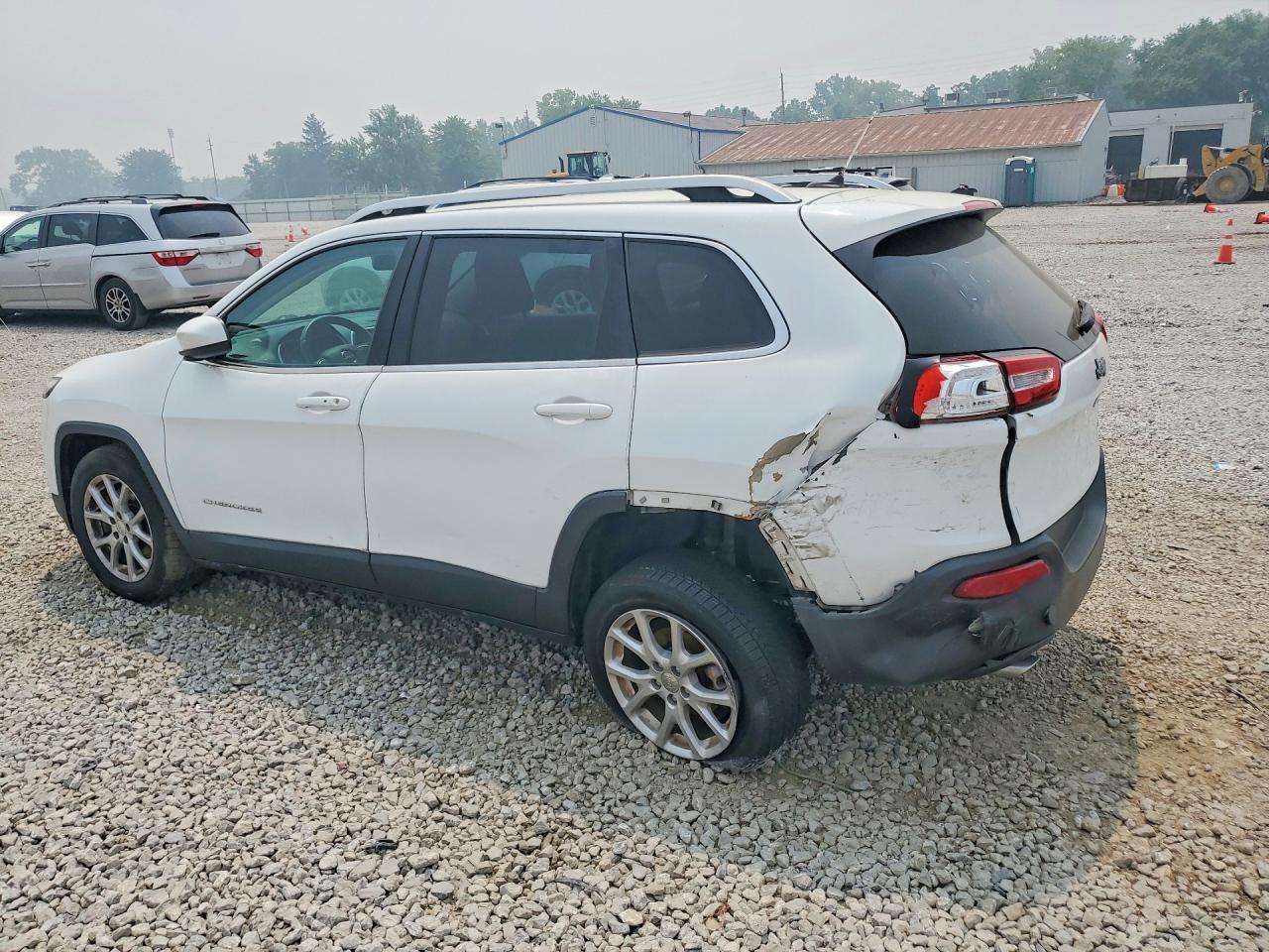 2014 Jeep Cherokee Latitude Белый vin: 1C4PJLCB3EW295433