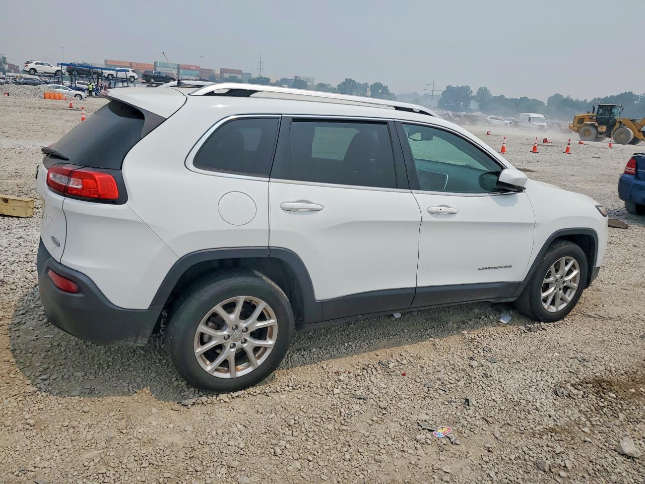 2014 Jeep Cherokee Latitude Белый vin: 1C4PJLCB3EW295433