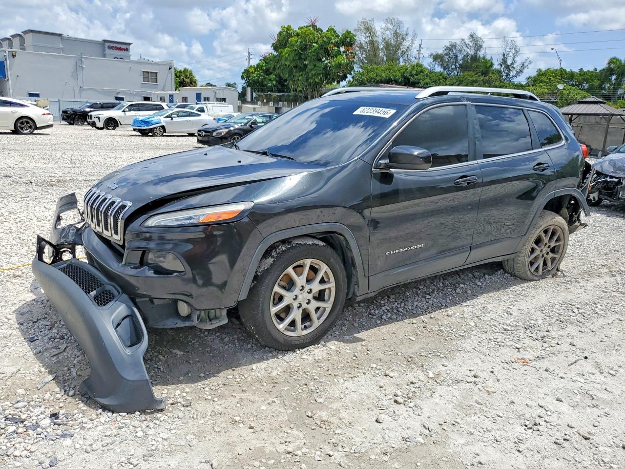 2014 Jeep Cherokee Latitude Black vin: 1C4PJLCB3EW312103