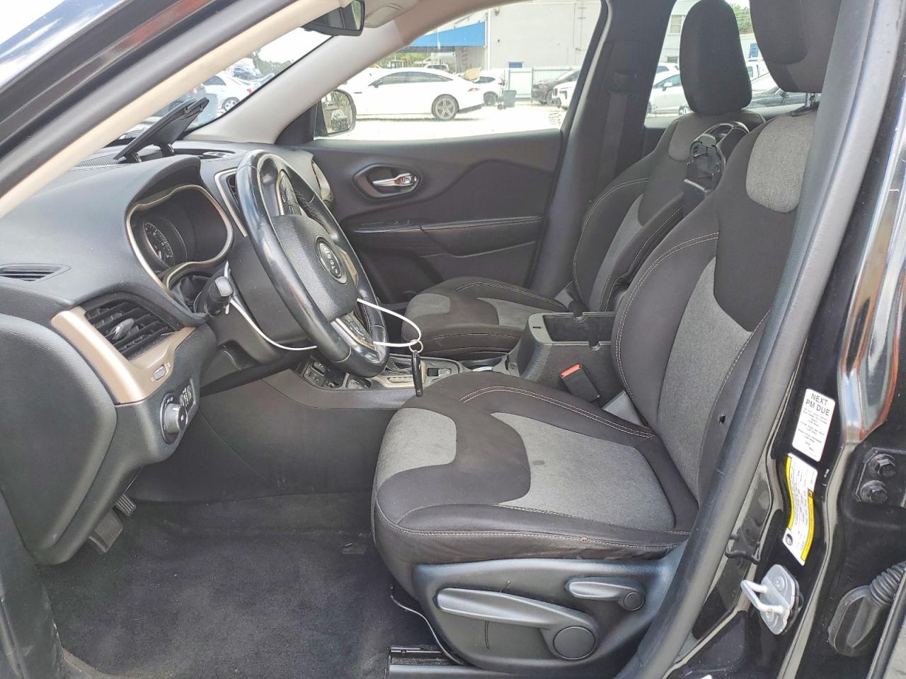 2014 Jeep Cherokee Latitude Black vin: 1C4PJLCB3EW312103