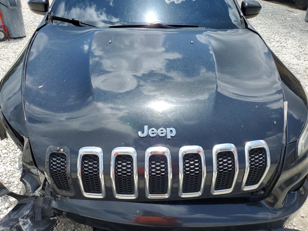 2014 Jeep Cherokee Latitude Black vin: 1C4PJLCB3EW312103