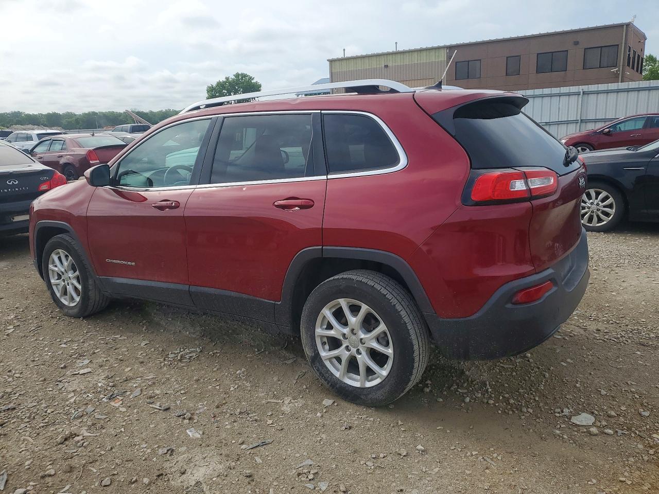 2015 Jeep Cherokee Latitude Burgundy vin: 1C4PJLCB3FW532648