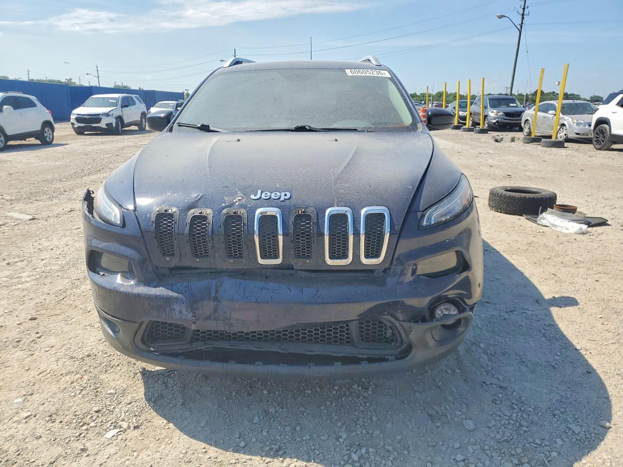 2015 Jeep Cherokee Latitude Синий vin: 1C4PJLCB3FW706587
