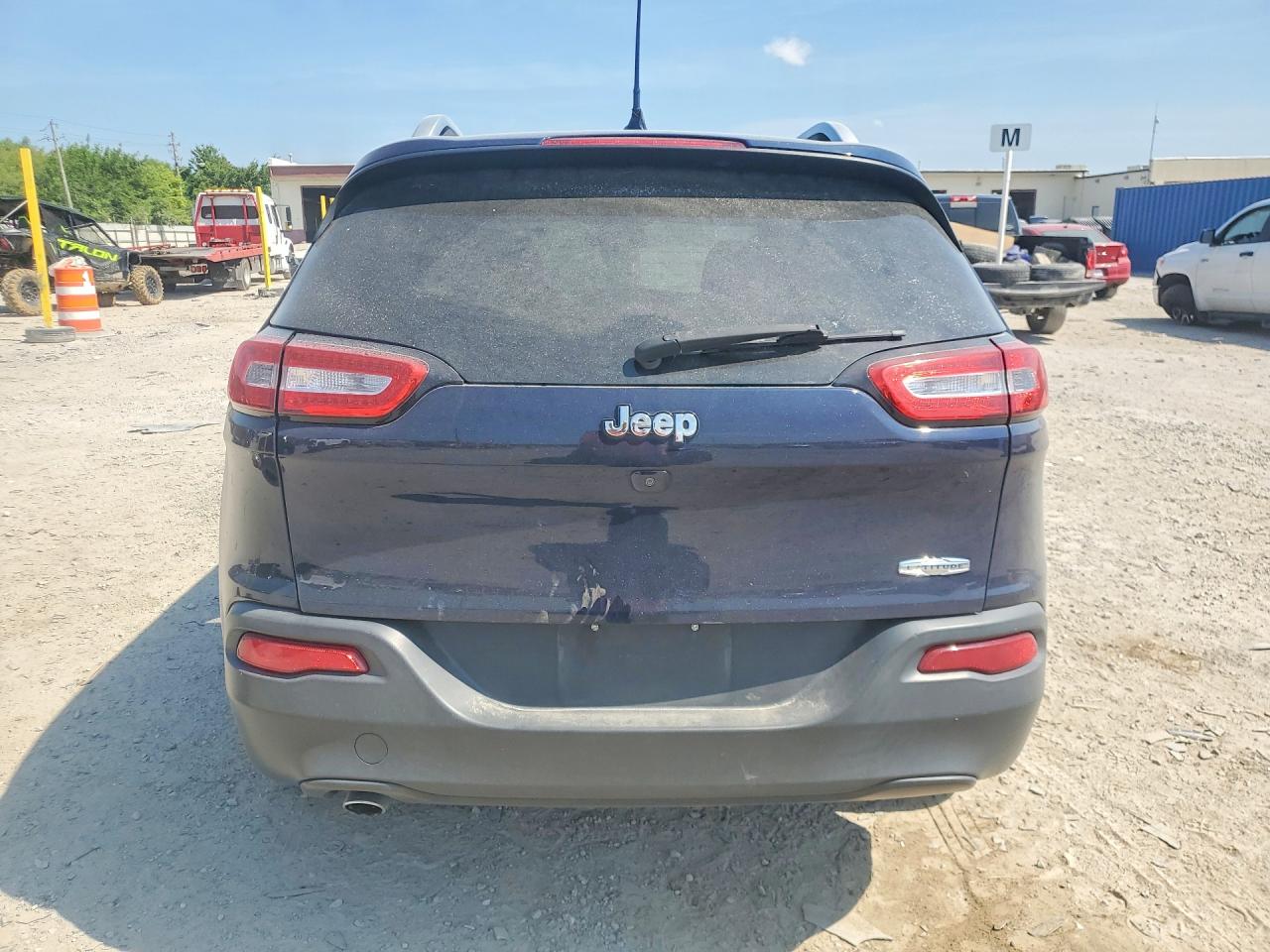 2015 Jeep Cherokee Latitude Синий vin: 1C4PJLCB3FW706587