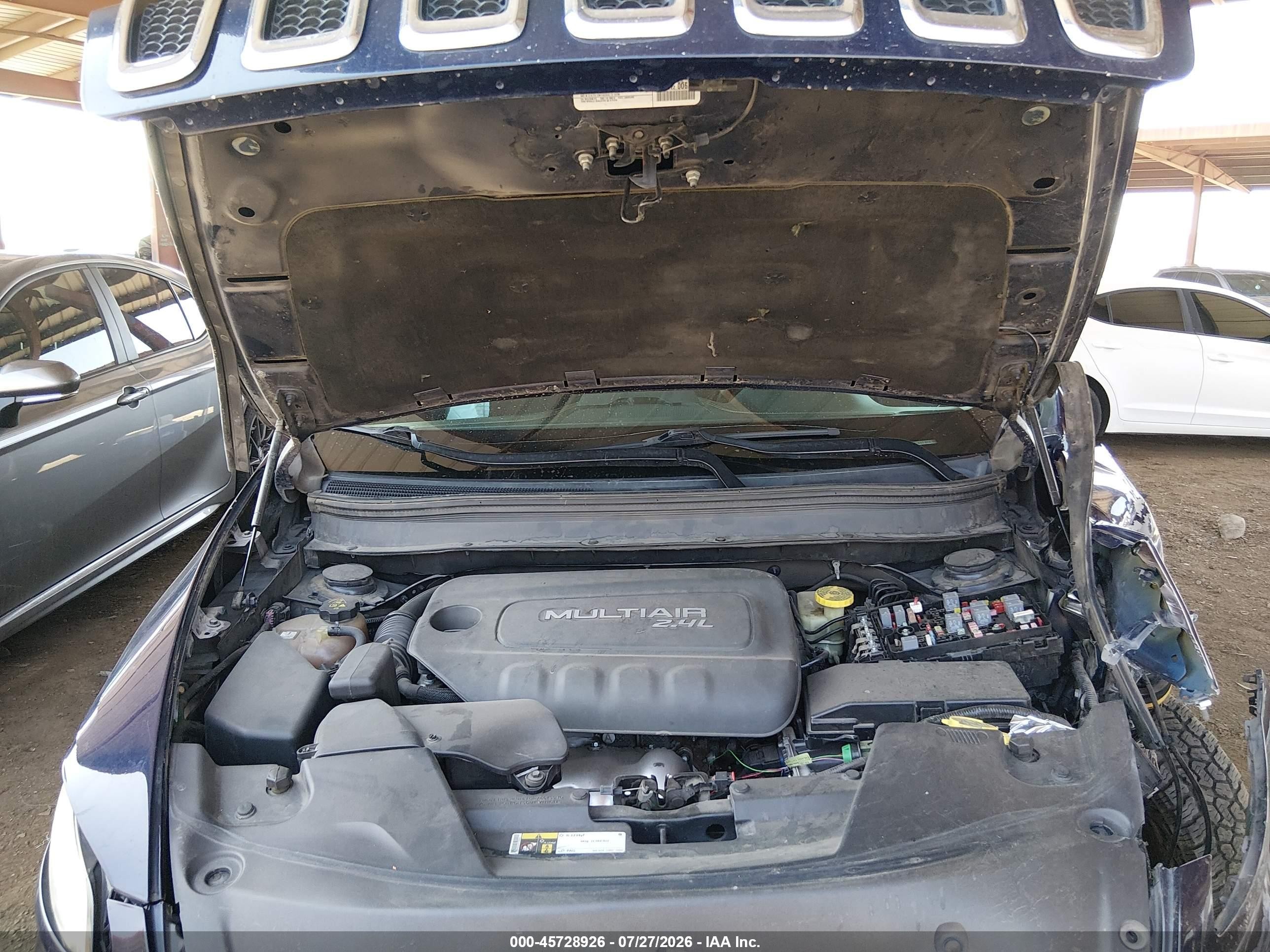2015 Jeep Cherokee Latitude Синий vin: 1C4PJLCB3FW761878