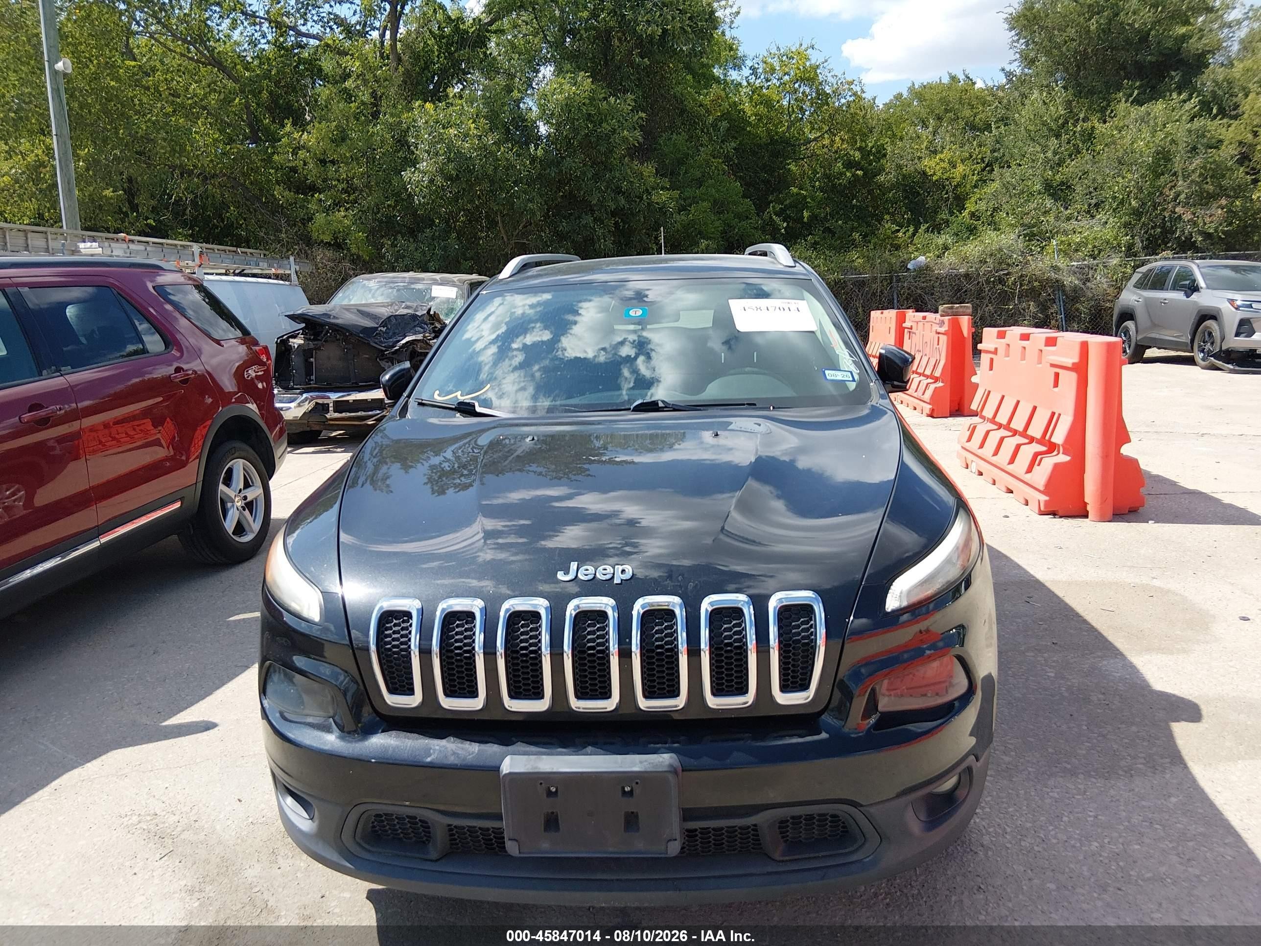 2015 Jeep Cherokee Latitude Black vin: 1C4PJLCB3FW790863