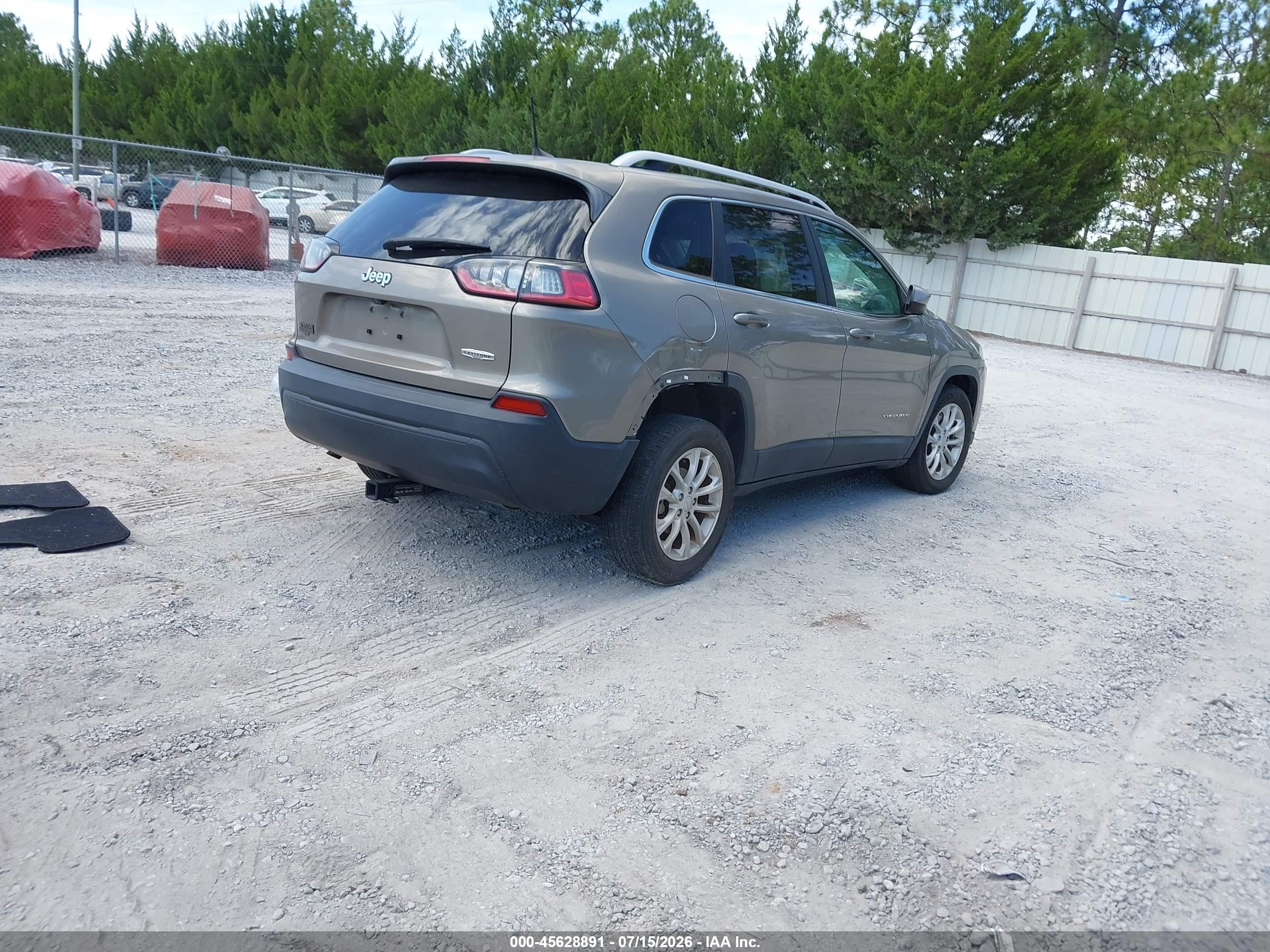 2019 Jeep Cherokee Latitude Fwd Коричневый vin: 1C4PJLCB3KD396107