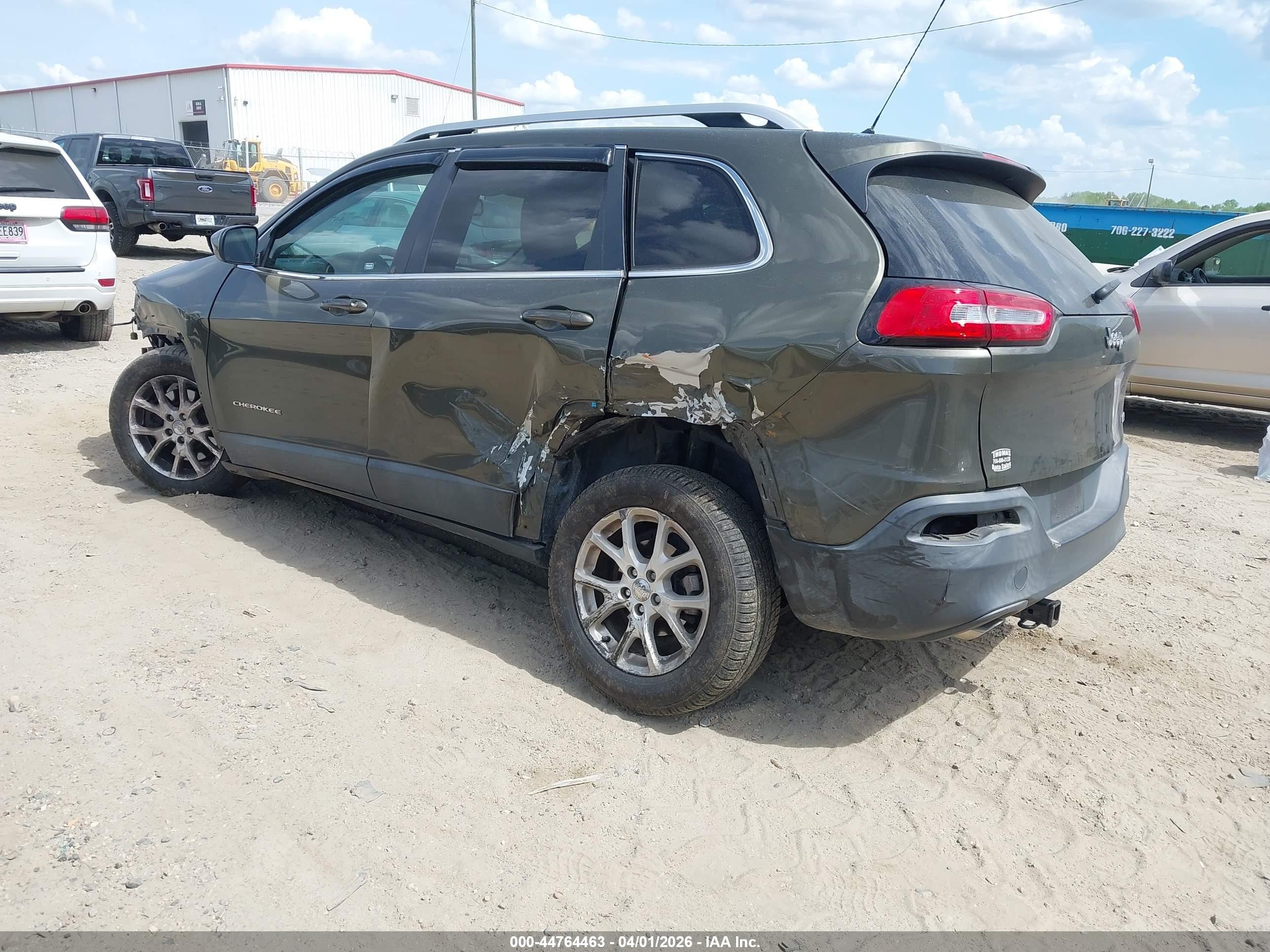 2014 Jeep Cherokee Latitude Green vin: 1C4PJLCB4EW194594