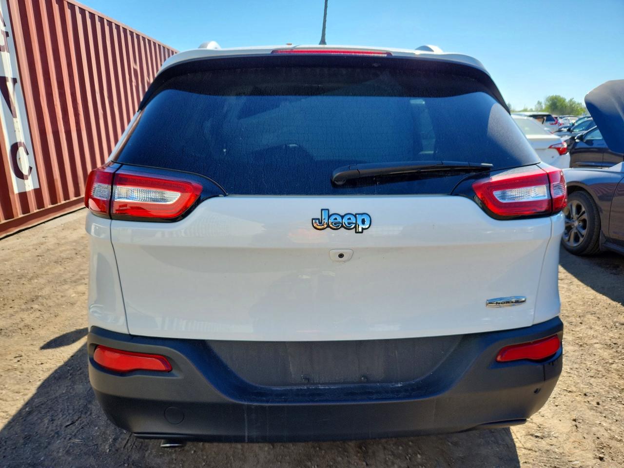 2014 Jeep Cherokee Latitude White vin: 1C4PJLCB4EW217002