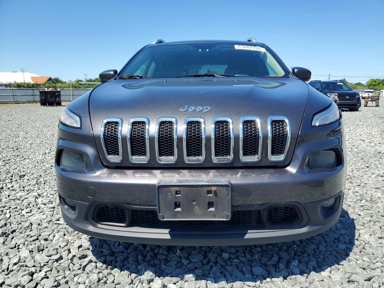 2014 Jeep Cherokee Latitude Gray vin: 1C4PJLCB4EW270315