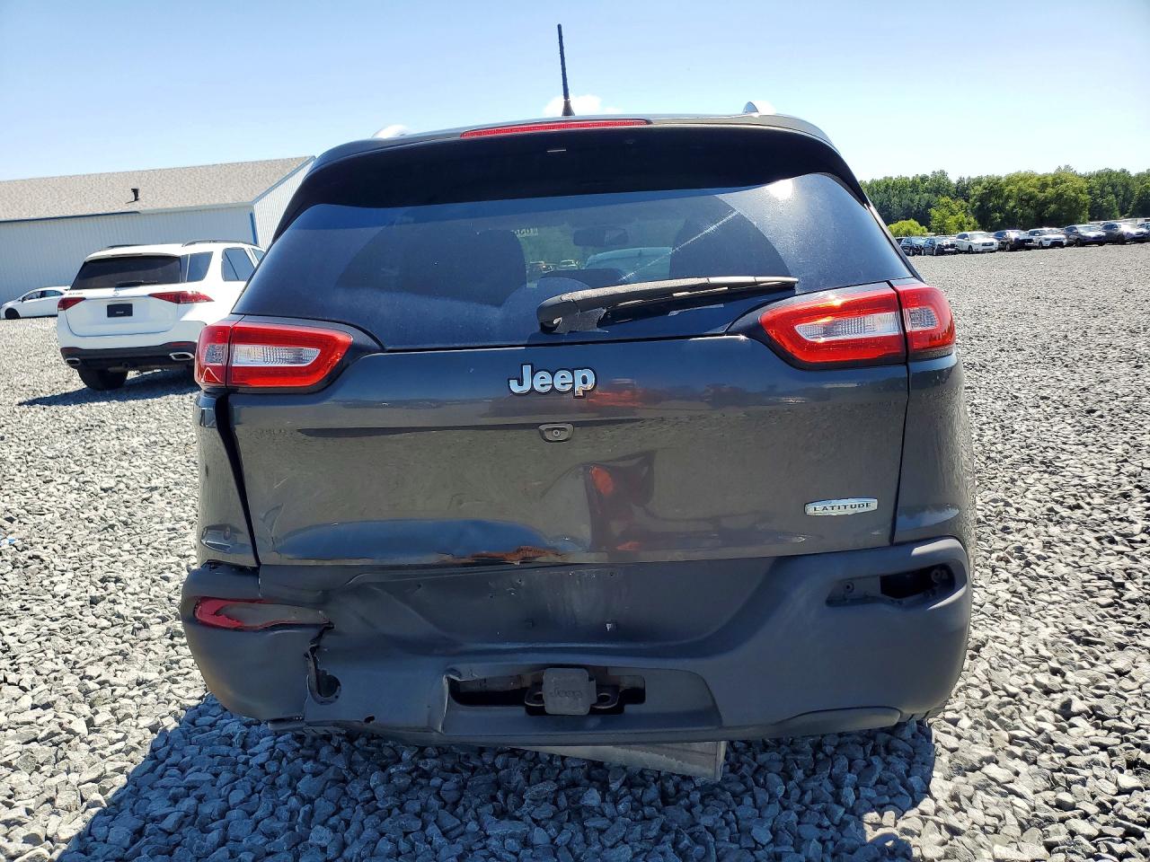 2014 Jeep Cherokee Latitude Gray vin: 1C4PJLCB4EW270315