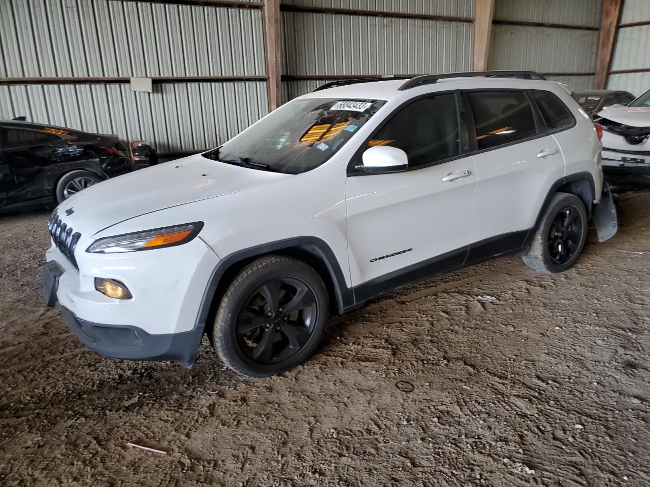 2015 Jeep Cherokee Latitude White vin: 1C4PJLCB4FW723446