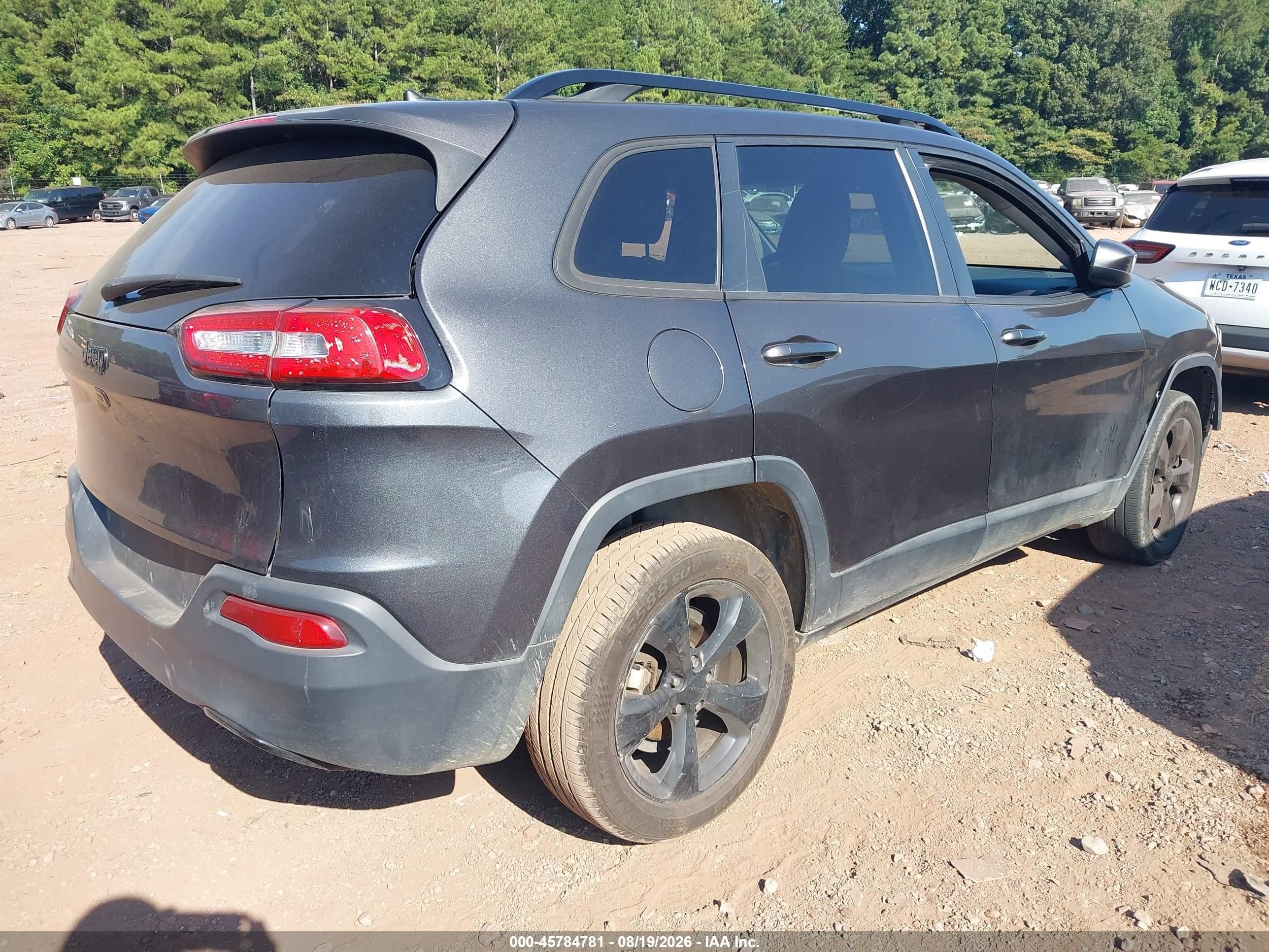 2015 Jeep Cherokee Latitude Altitude Gray vin: 1C4PJLCB4FW781203