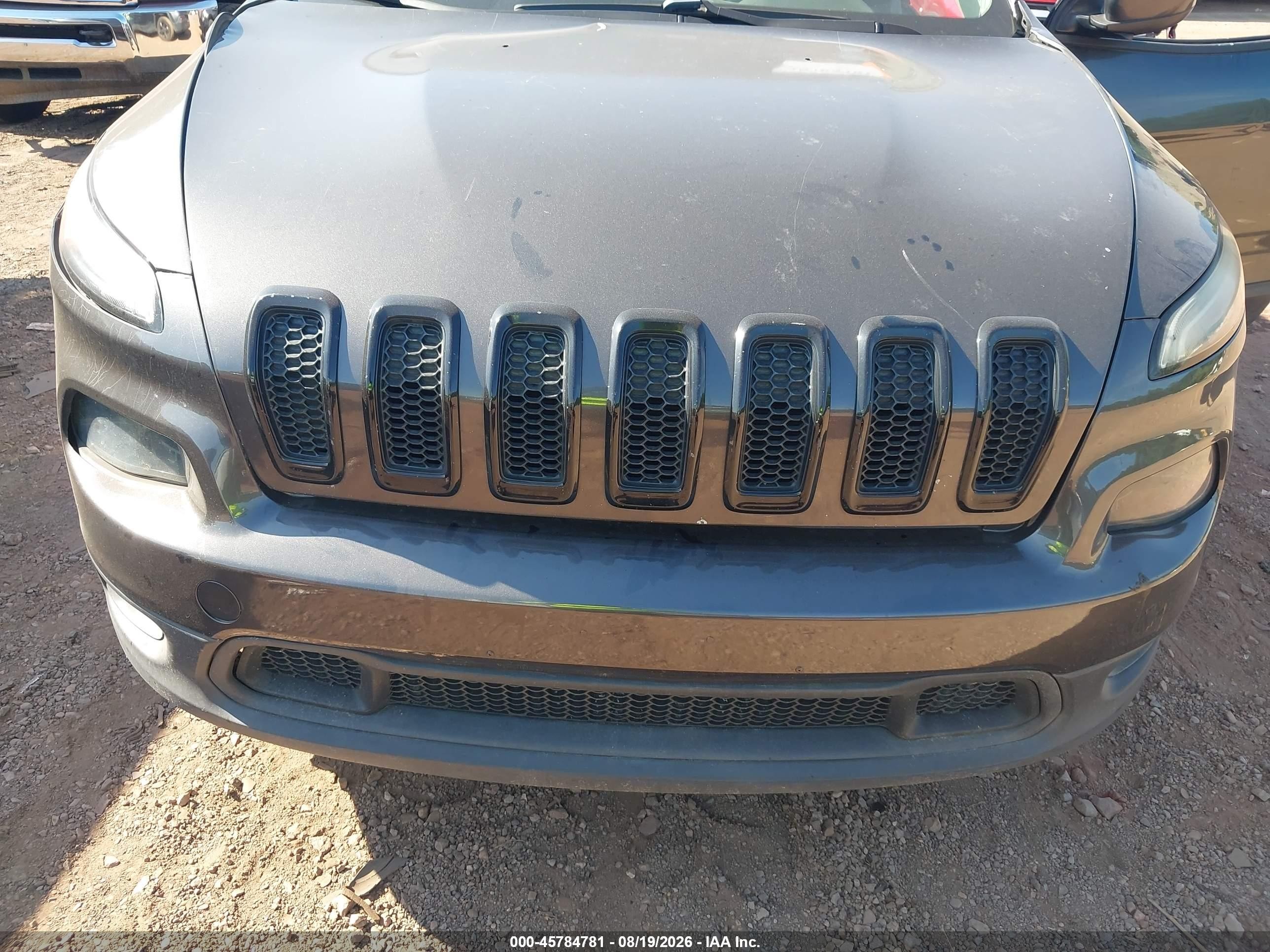 2015 Jeep Cherokee Latitude Altitude Gray vin: 1C4PJLCB4FW781203
