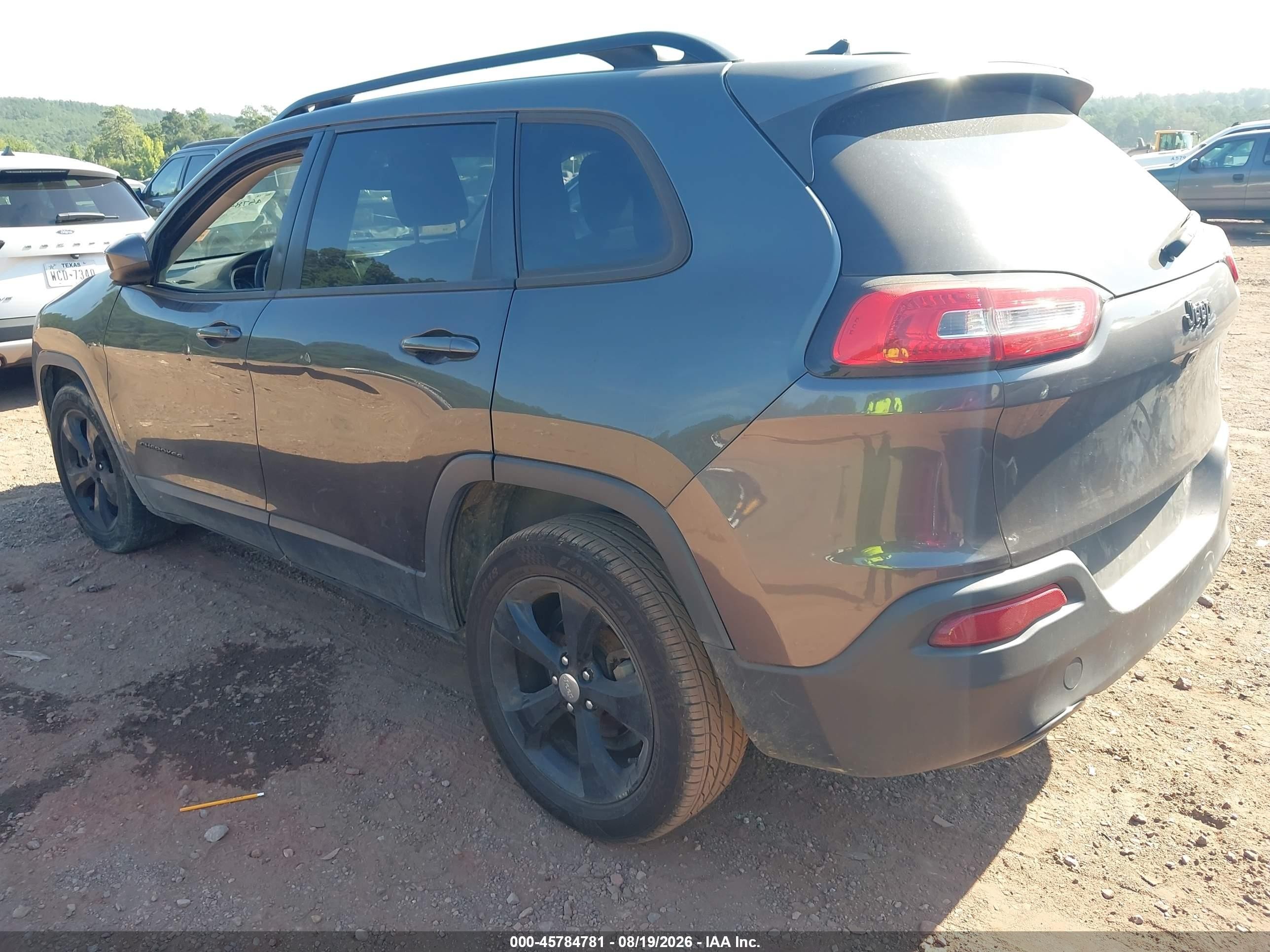 2015 Jeep Cherokee Latitude Altitude Gray vin: 1C4PJLCB4FW781203