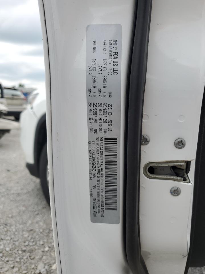 2019 Jeep Cherokee Latitude White vin: 1C4PJLCB4KD266563