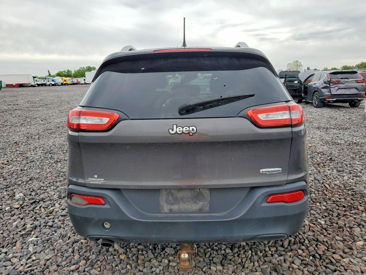 2014 Jeep Cherokee Latitude Серый vin: 1C4PJLCB5EW142925
